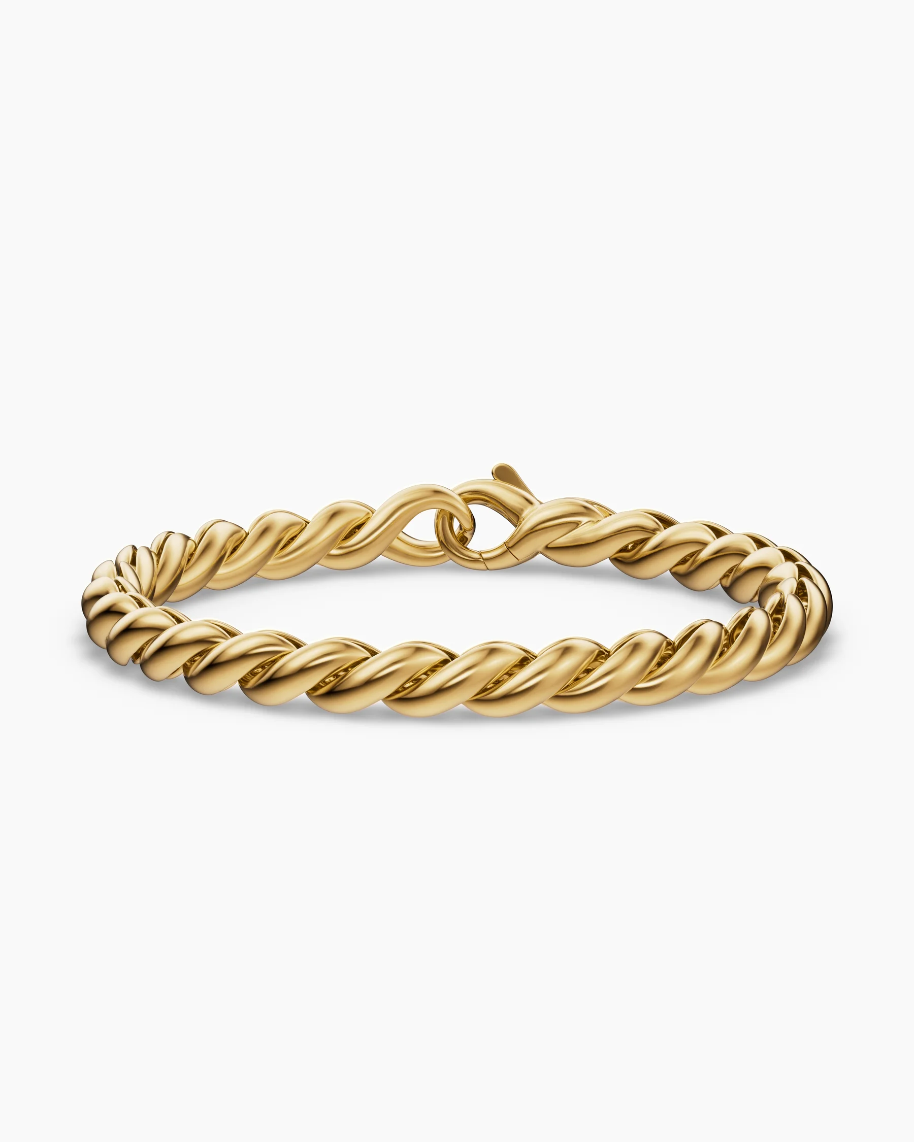 Sculpted Cable Chain Bracelet in Sterling Silver, 5.7mm