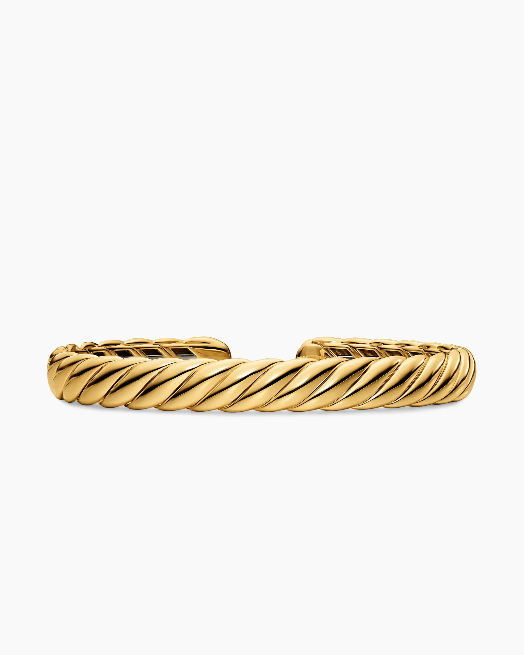 Sculpted Cable Flex® Bracelet in 18K Yellow Gold, 7.5mm