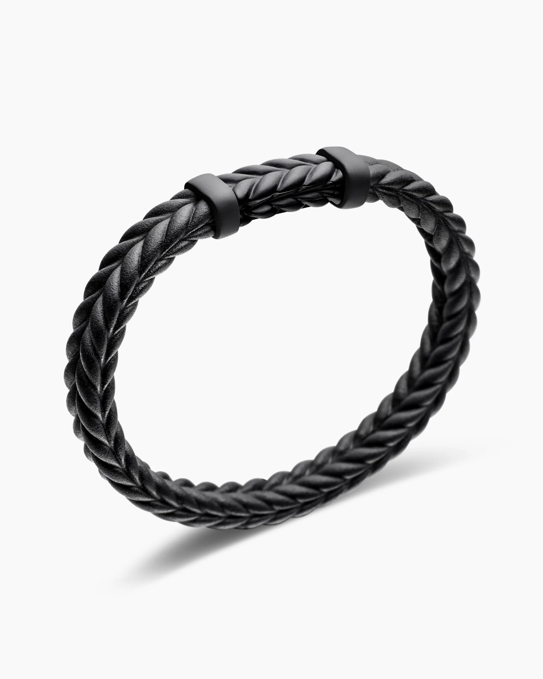 Chevron Bracelet in Black Rubber with 18K Yellow Gold and Diamonds, 9mm 31 Chevron Bracelet in Black Rubber with 18K Yellow Gold and Diamonds, 9mm