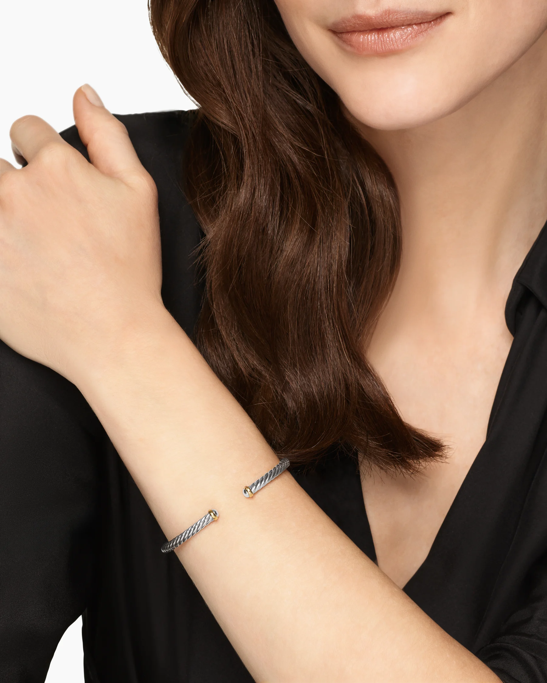 Cablespira® Flex Bracelet in 18K Rose Gold, 4mm 10 Cablespira® Flex Bracelet in 18K Rose Gold, 4mm