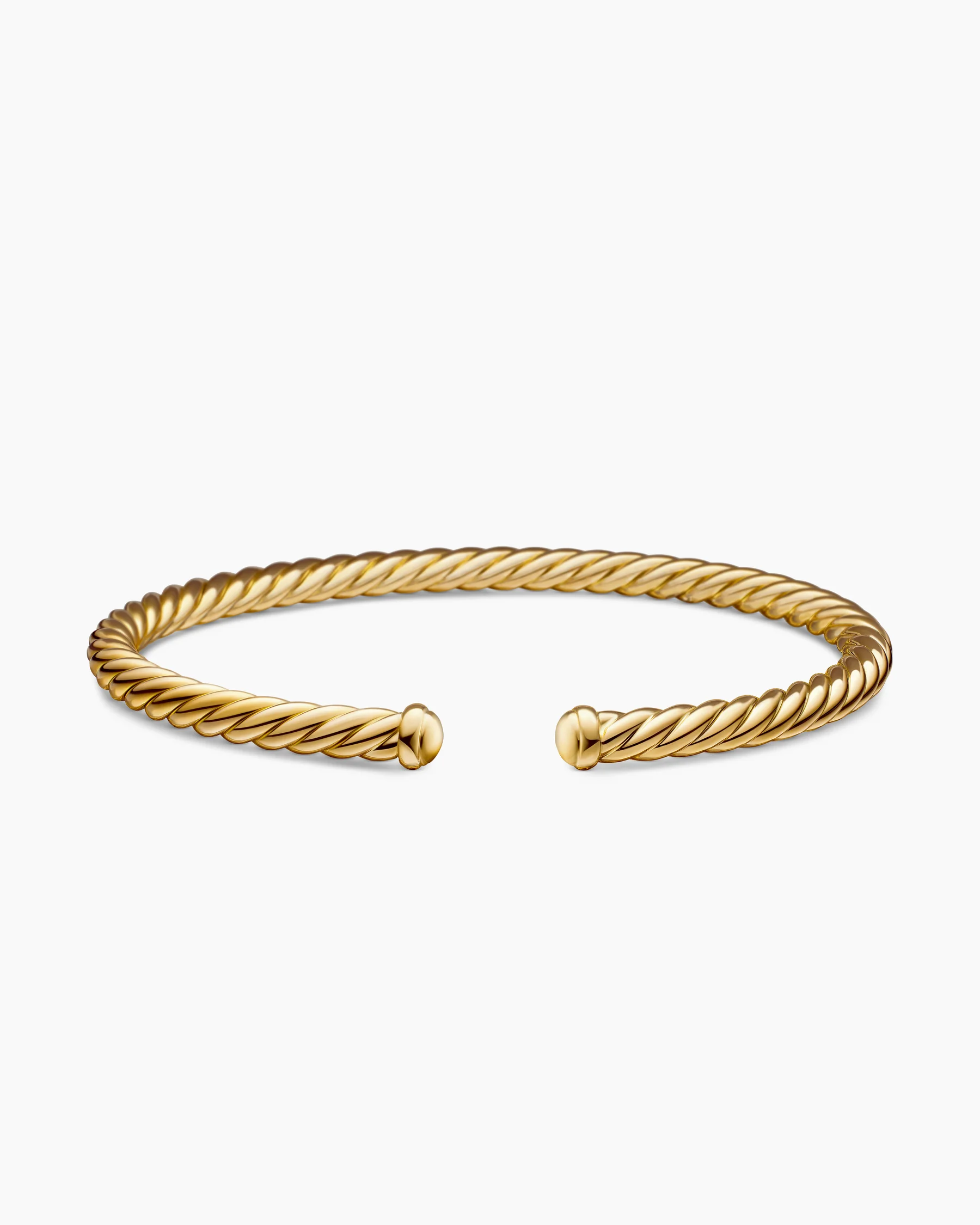 Cablespira® Flex Bracelet in 18K Rose Gold, 4mm 27 Cablespira® Flex Bracelet in 18K Rose Gold, 4mm