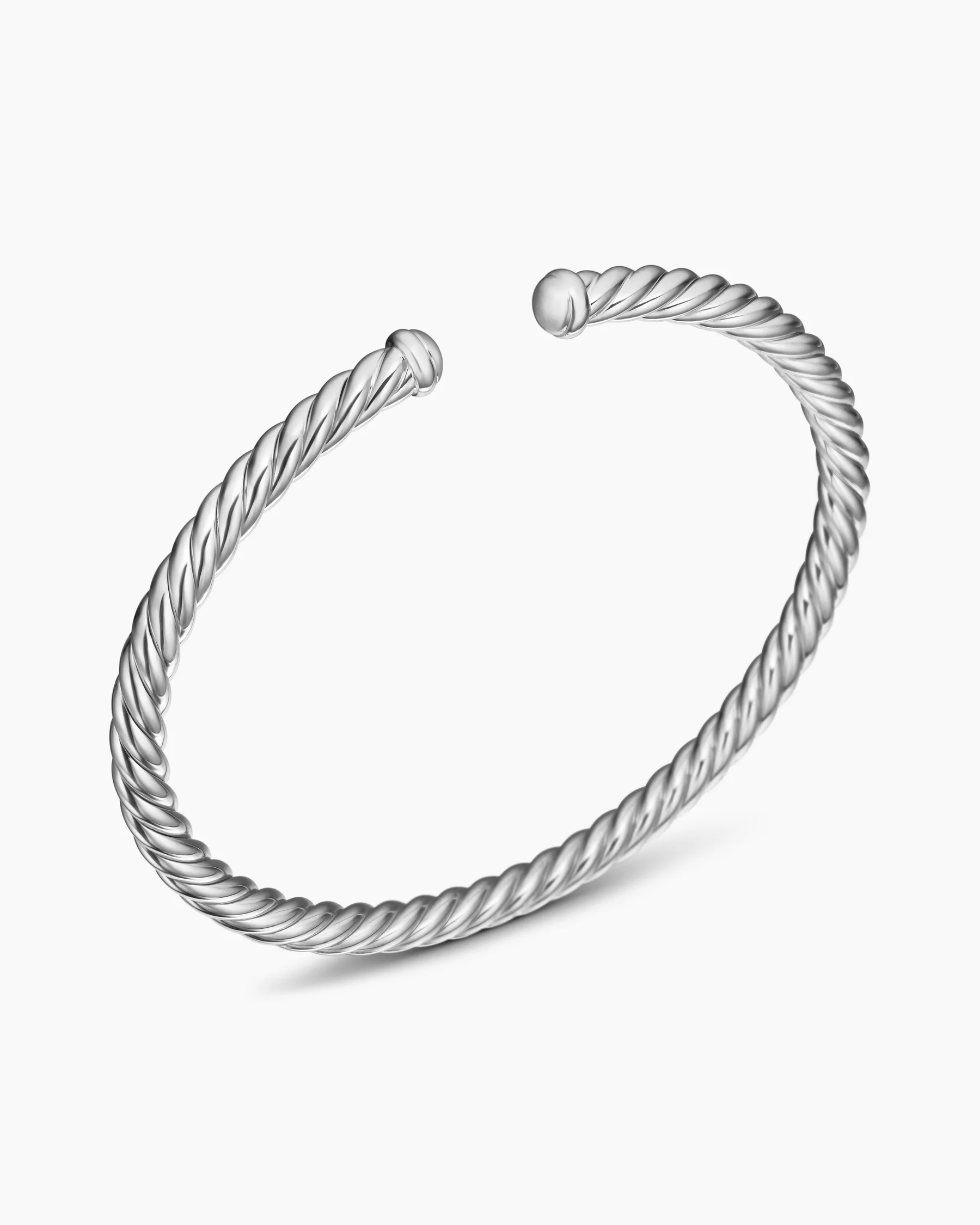 Cablespira® Flex Bracelet in 18K Rose Gold, 4mm 3 Cablespira® Flex Bracelet in 18K Rose Gold, 4mm