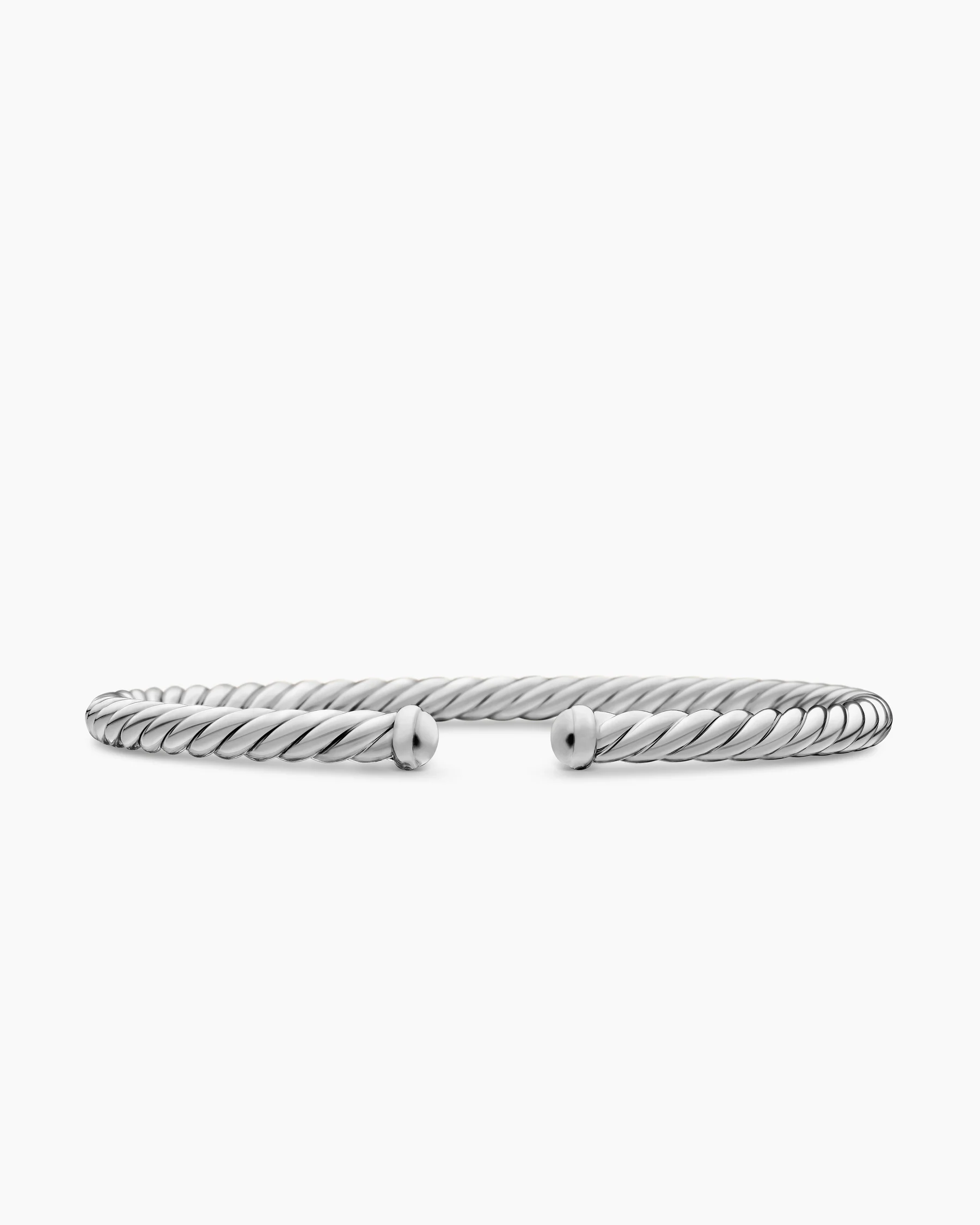 Cablespira® Flex Bracelet in 18K White Gold, 4mm 76 Cablespira® Flex Bracelet in 18K White Gold, 4mm