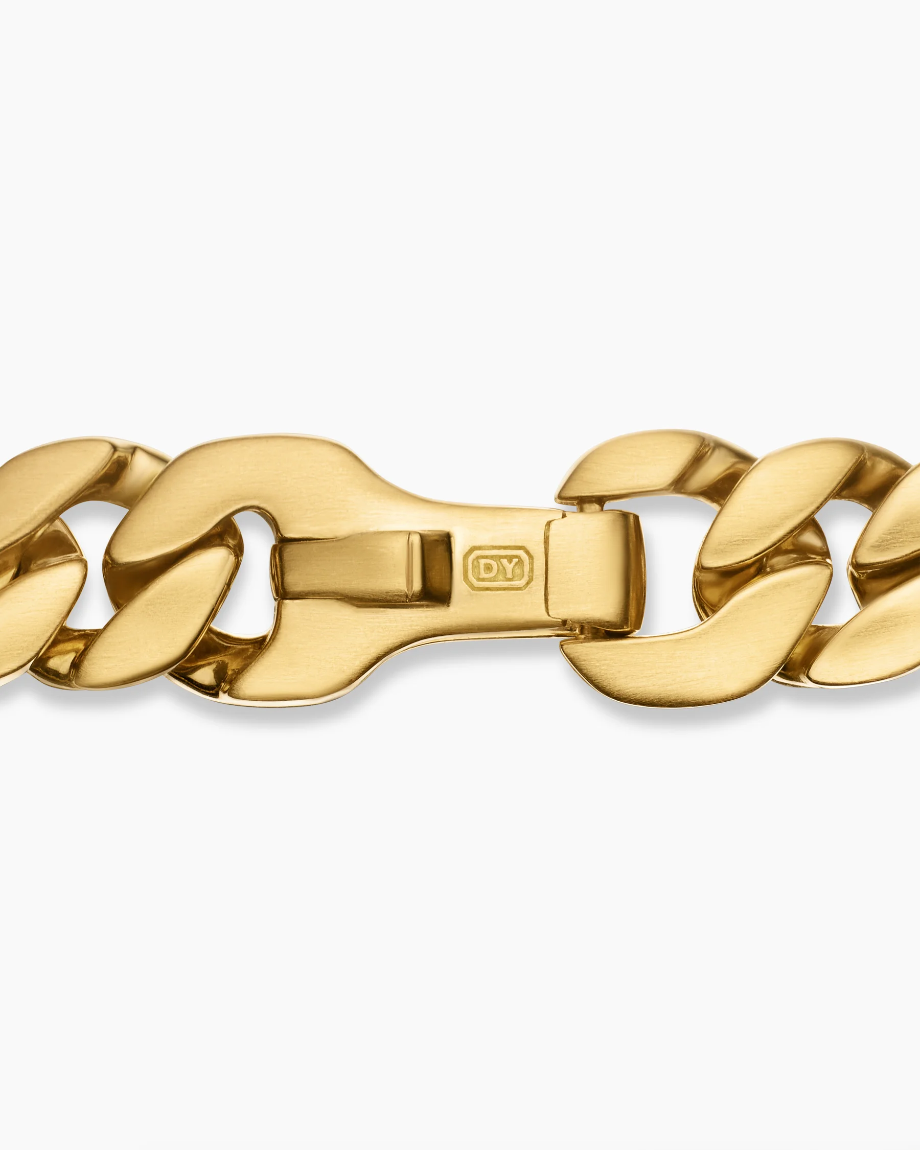 Curb Chain Bracelet in 18K Rose Gold with Cognac Diamonds, 6mm 16 Curb Chain Bracelet in 18K Rose Gold with Cognac Diamonds, 6mm