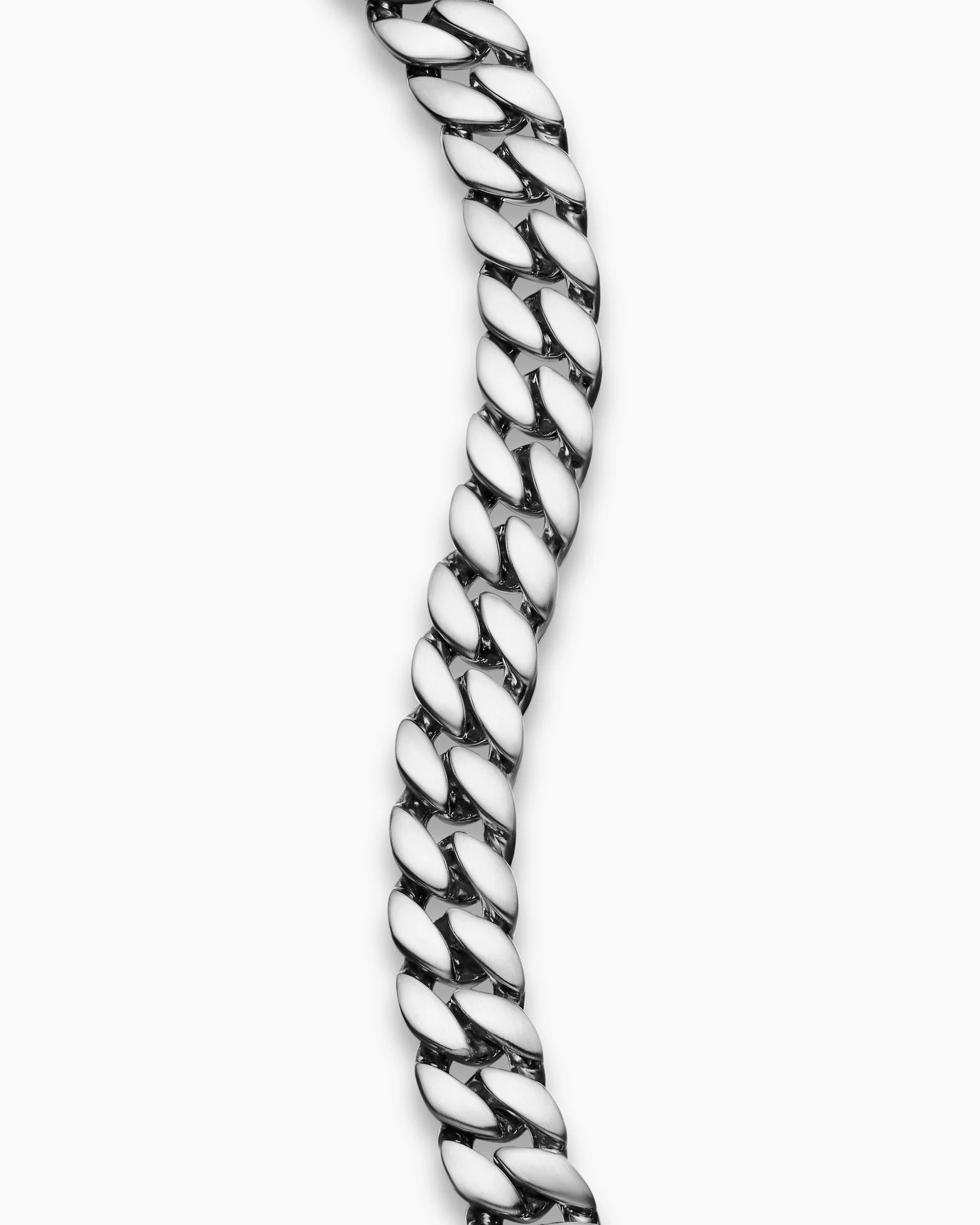 Curb Chain Bracelet in 18K Rose Gold with Cognac Diamonds, 6mm 41 Curb Chain Bracelet in 18K Rose Gold with Cognac Diamonds, 6mm