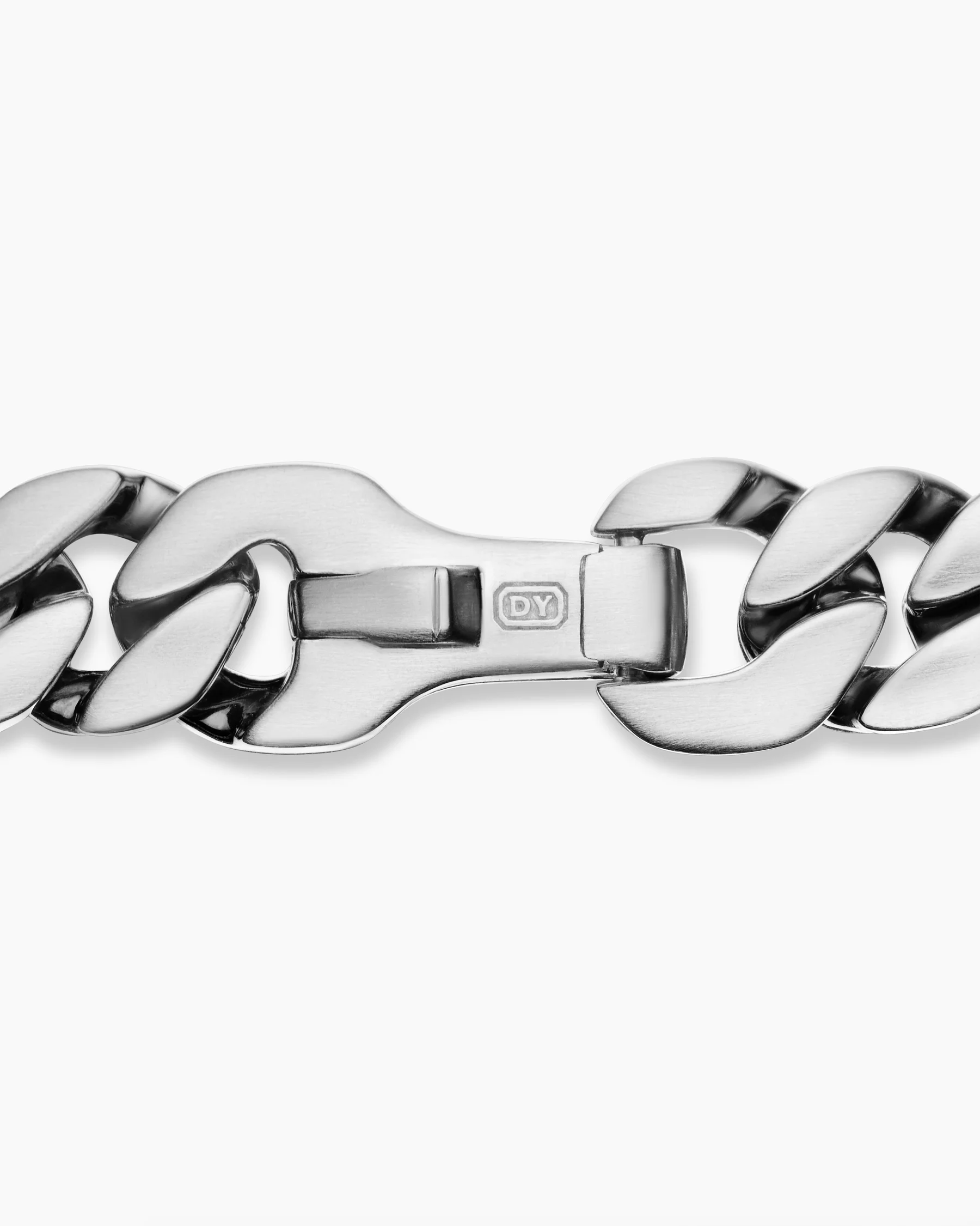 Curb Chain Bracelet in 18K Rose Gold with Cognac Diamonds, 6mm 43 Curb Chain Bracelet in 18K Rose Gold with Cognac Diamonds, 6mm