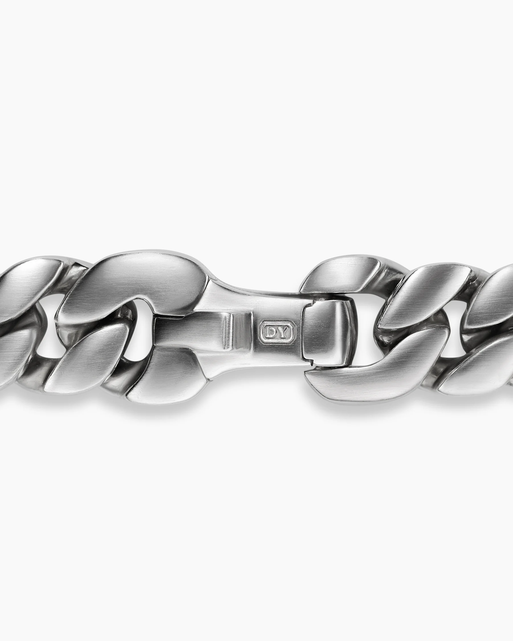 Curb Chain Bracelet in 18K Rose Gold with Cognac Diamonds, 6mm 78 Curb Chain Bracelet in 18K Rose Gold with Cognac Diamonds, 6mm