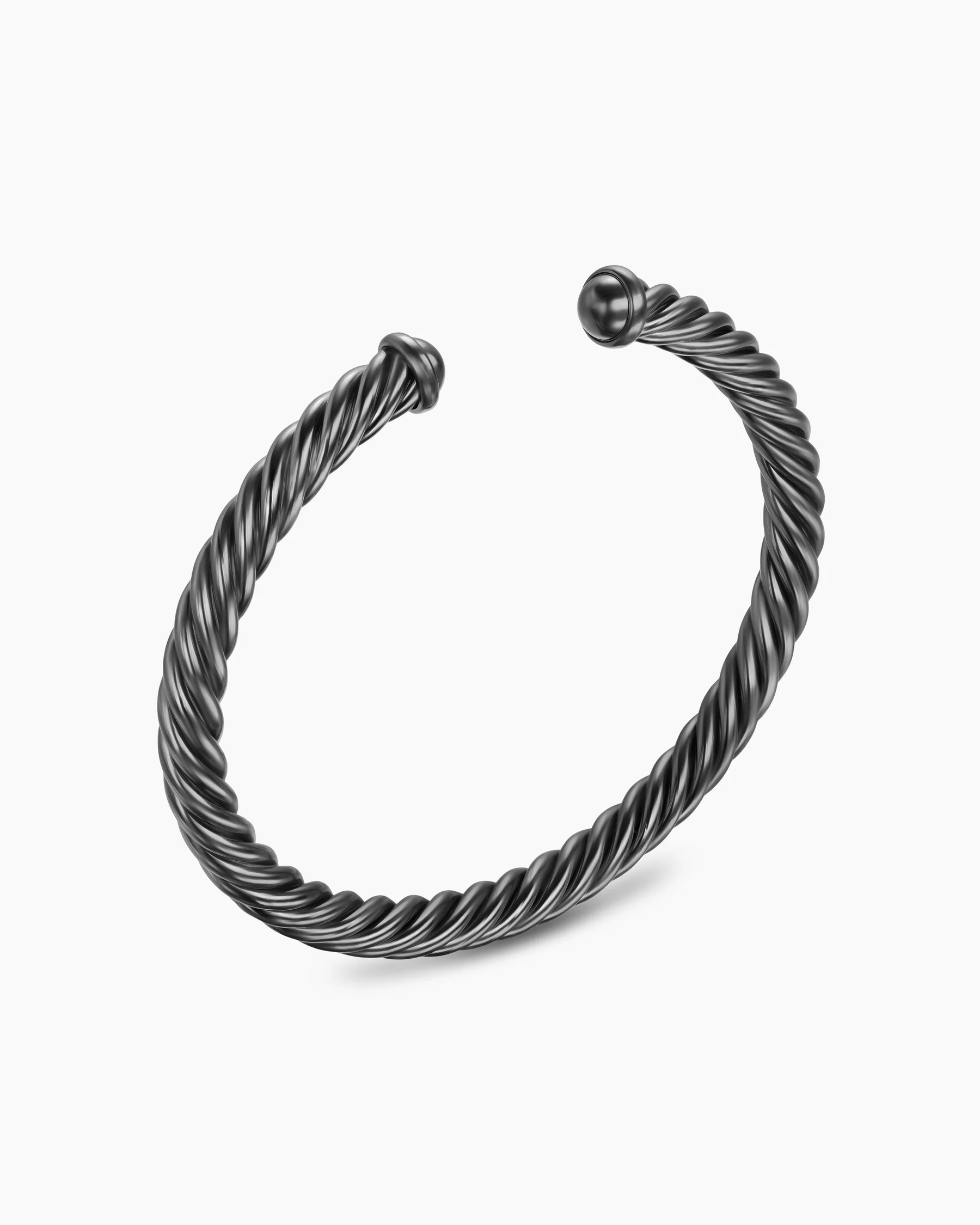 Cable Cuff Bracelet in Green Aluminum, 6mm 102 Cable Cuff Bracelet in Green Aluminum, 6mm