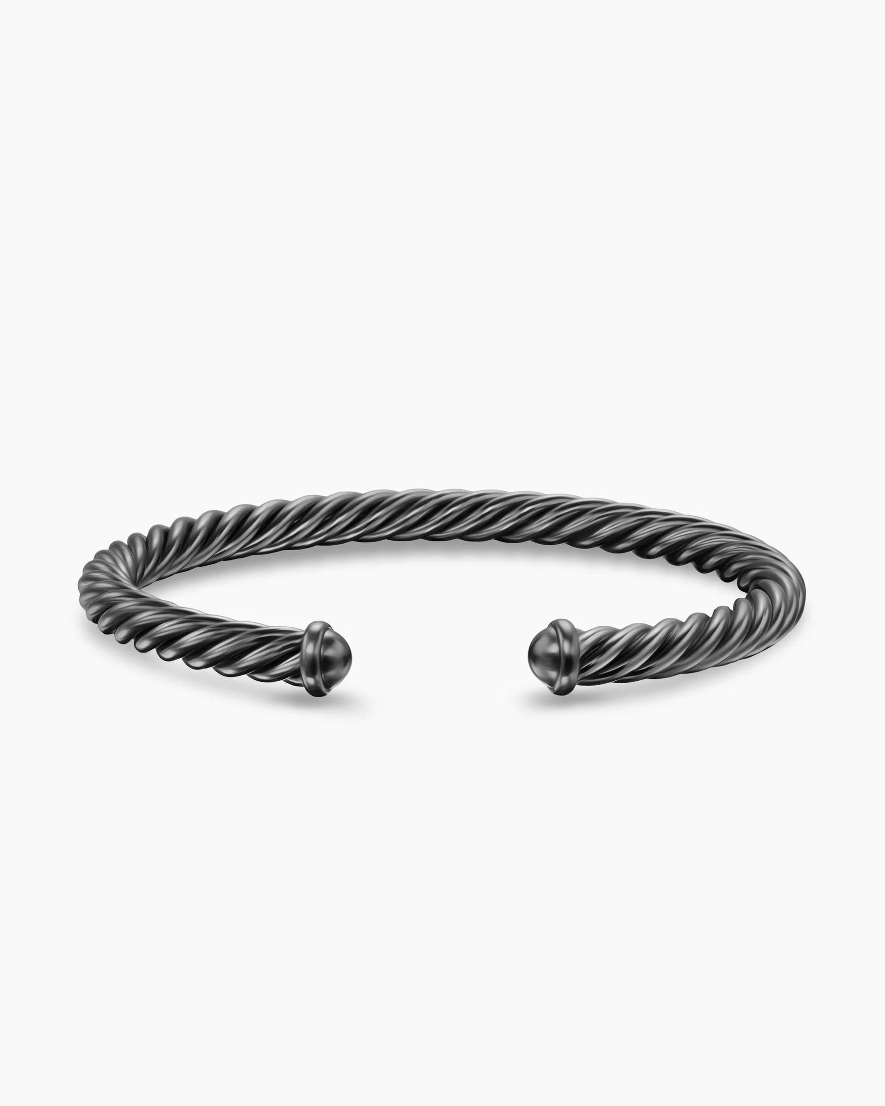 Cable Cuff Bracelet in Green Aluminum, 6mm 103 Cable Cuff Bracelet in Green Aluminum, 6mm