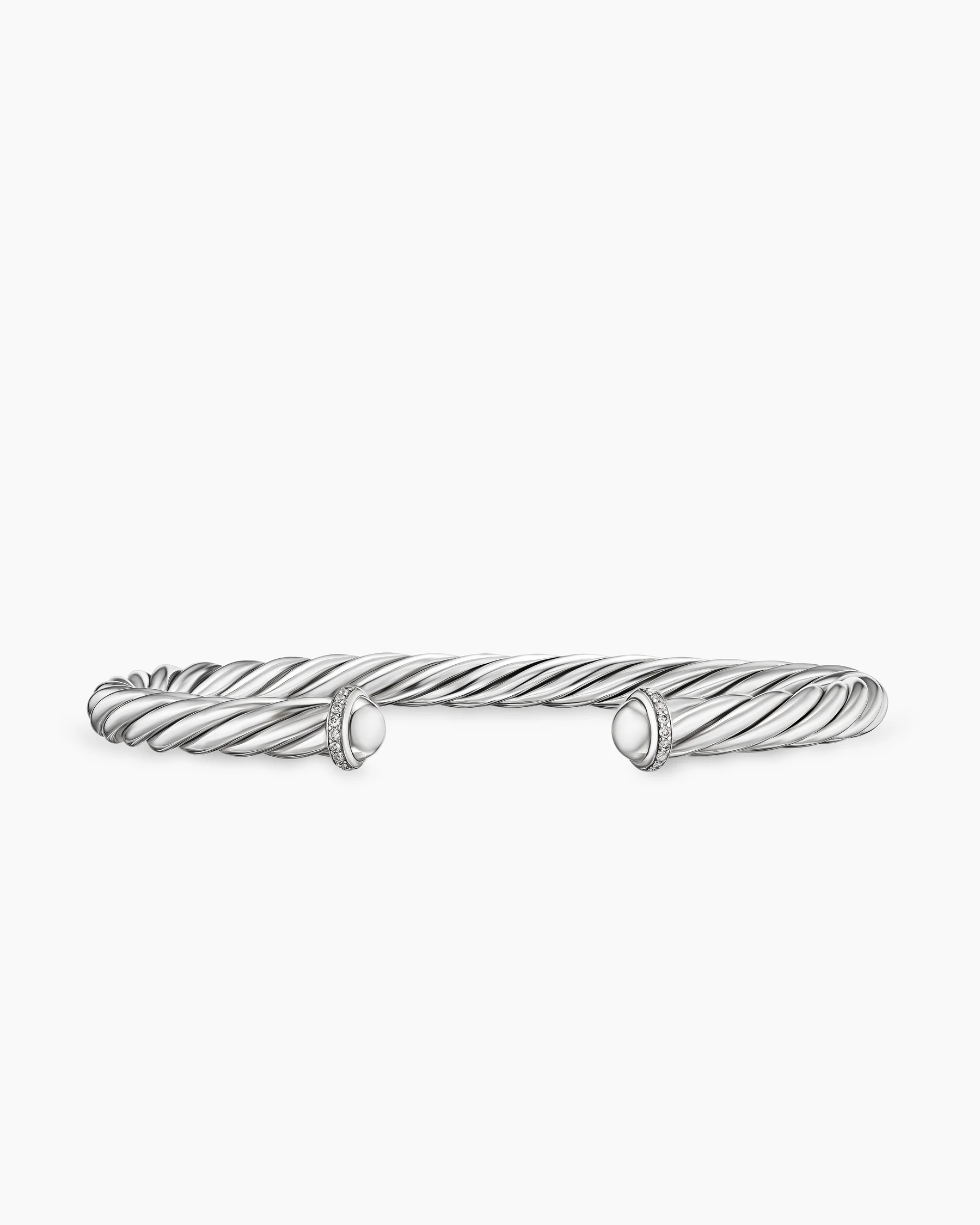 Cable Cuff Bracelet in Green Aluminum, 6mm 18 Cable Cuff Bracelet in Green Aluminum, 6mm