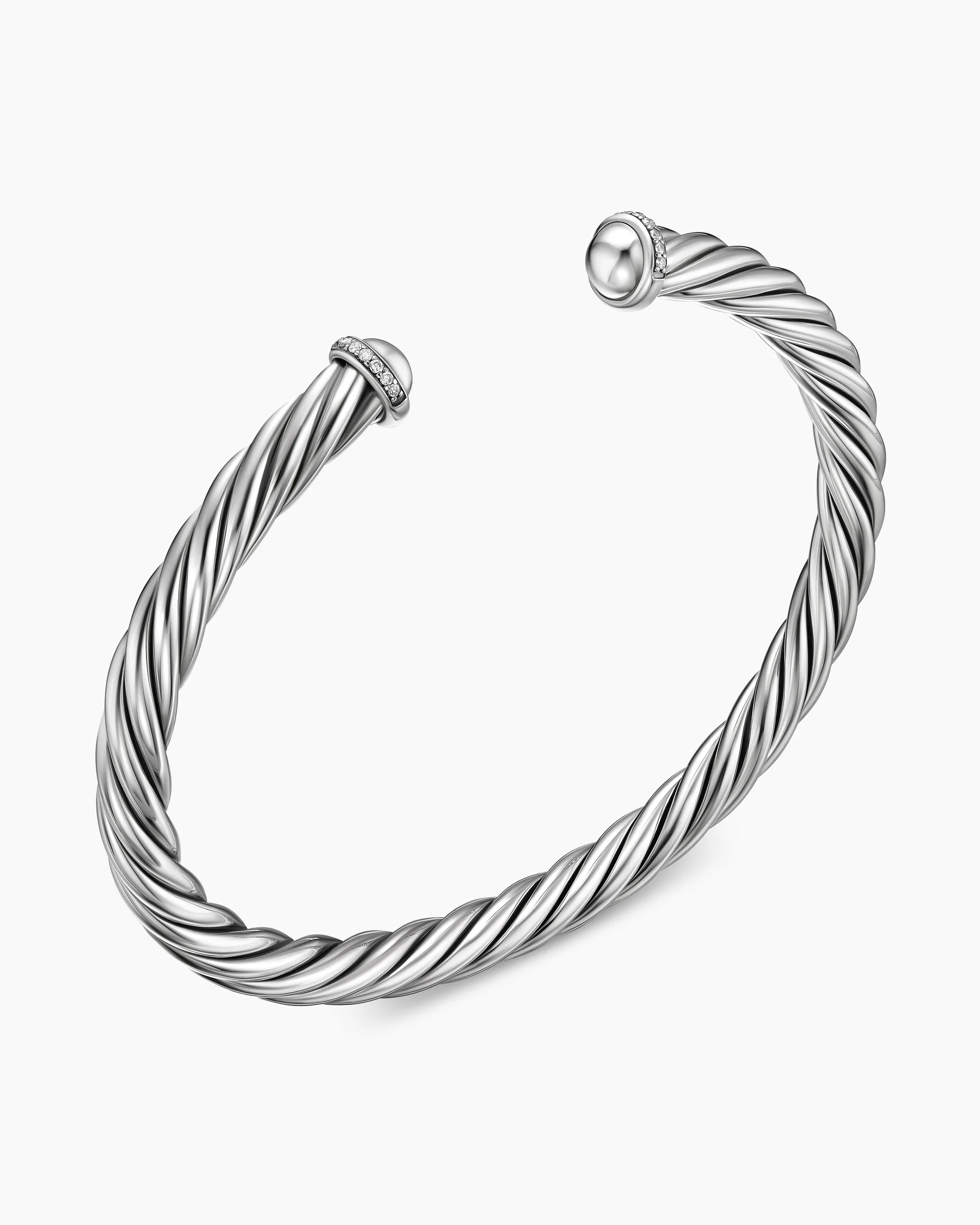 Cable Cuff Bracelet in Green Aluminum, 6mm 20 Cable Cuff Bracelet in Green Aluminum, 6mm