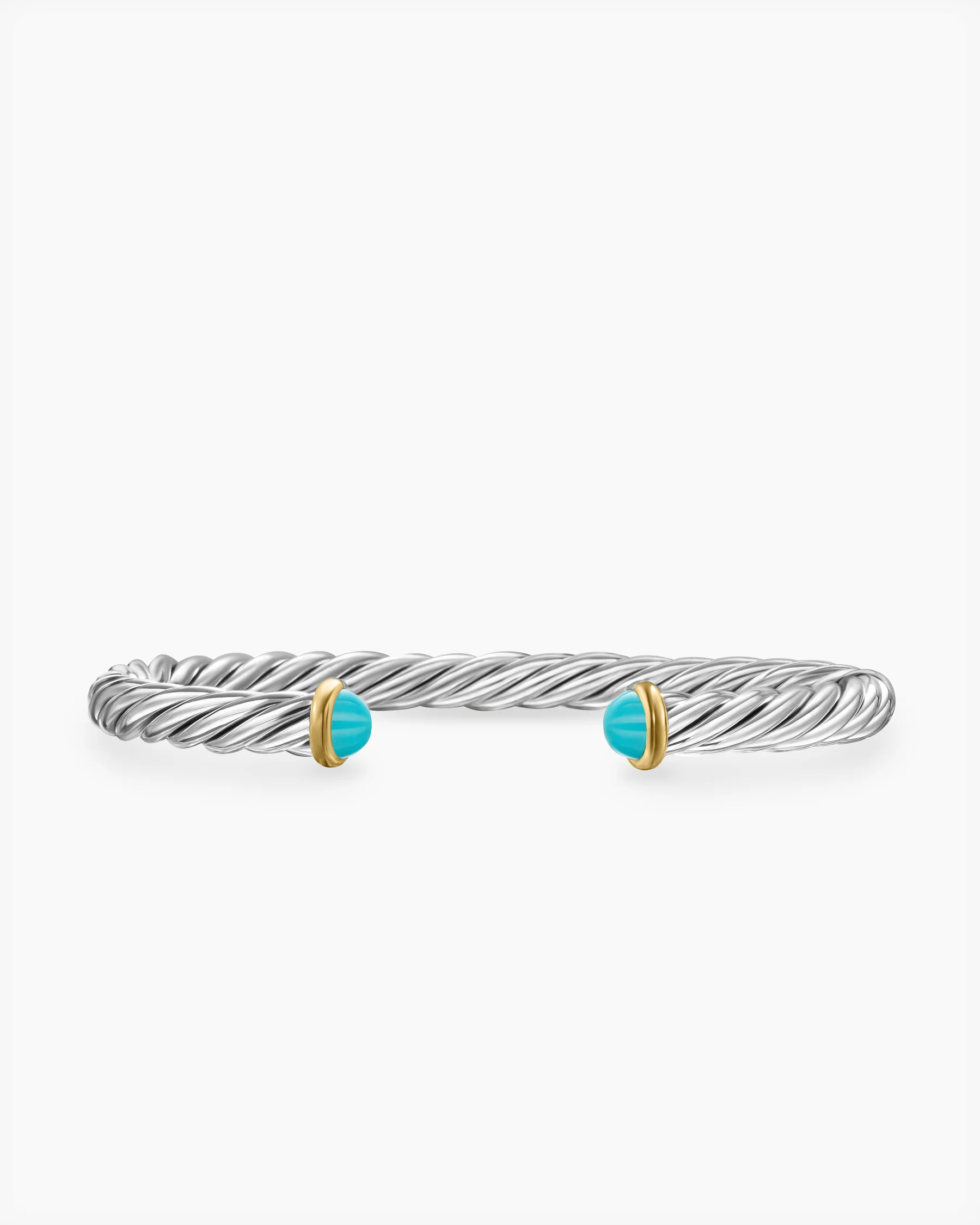 Cable Cuff Bracelet in Green Aluminum, 6mm 41 Cable Cuff Bracelet in Green Aluminum, 6mm