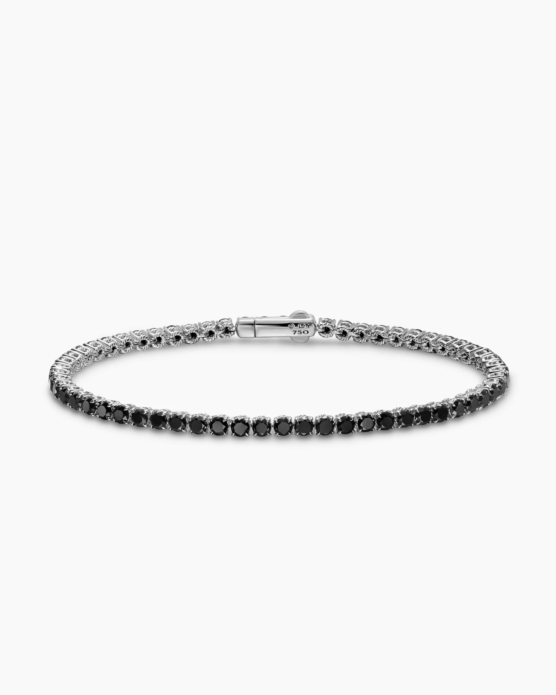 Tennis Bracelet in 18K Yellow Gold with Diamonds, 3mm 12 Tennis Bracelet in 18K Yellow Gold with Diamonds, 3mm