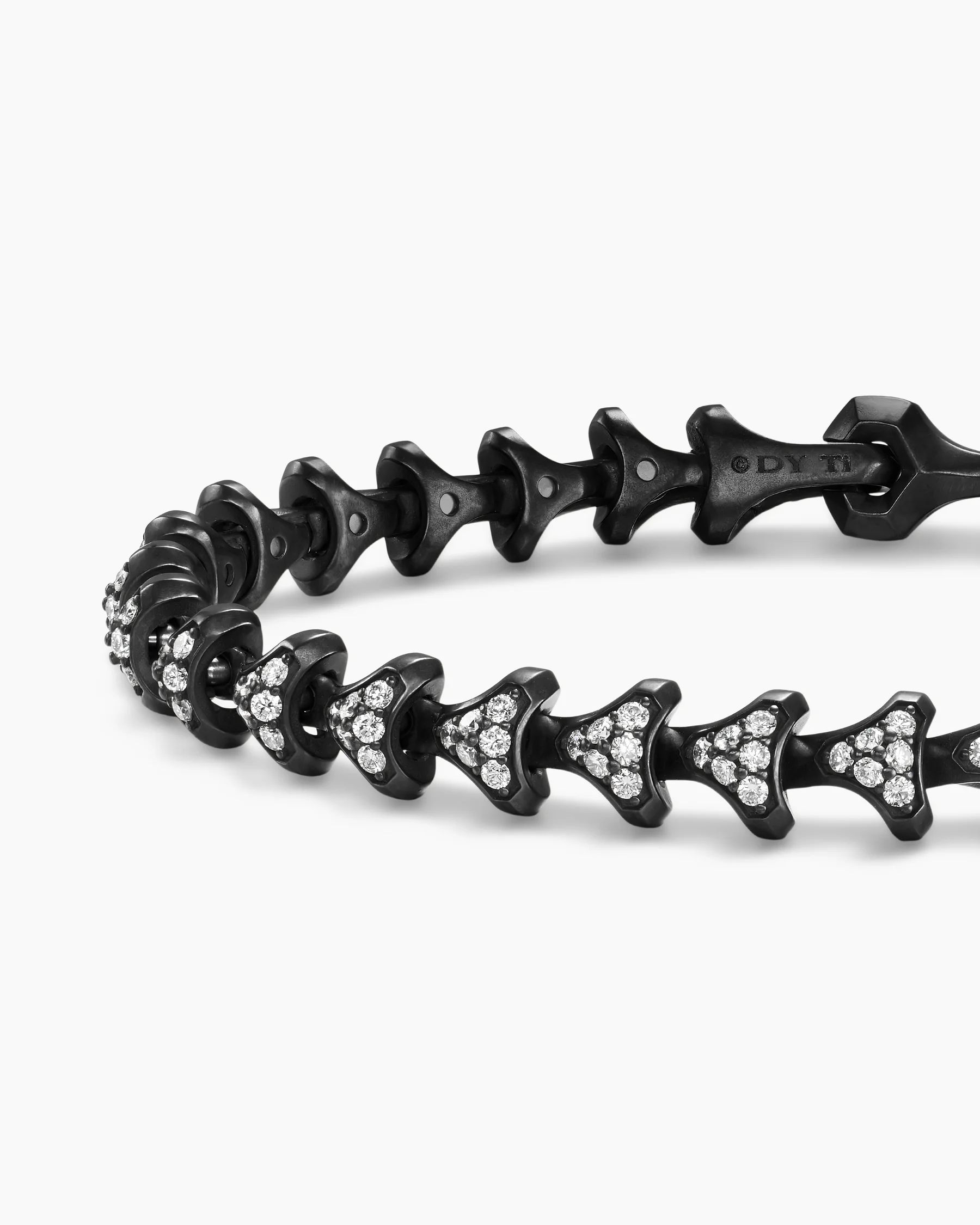 Armory® Link Bracelet in 18K Rose Gold with Cognac Diamonds, 7.5mm 10 Armory® Link Bracelet in 18K Rose Gold with Cognac Diamonds, 7.5mm