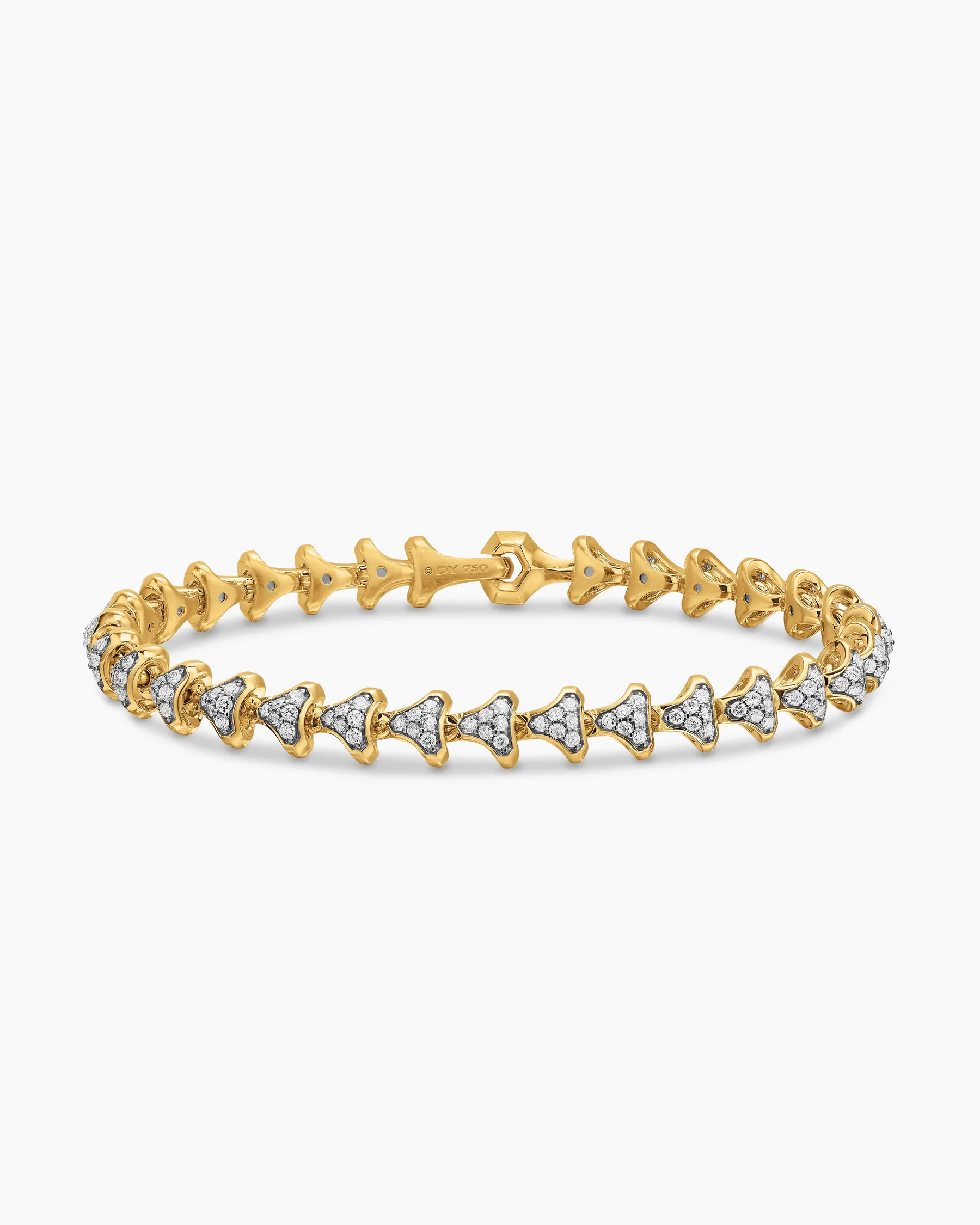Armory® Link Bracelet in 18K Rose Gold with Cognac Diamonds, 7.5mm 21 Armory® Link Bracelet in 18K Rose Gold with Cognac Diamonds, 7.5mm