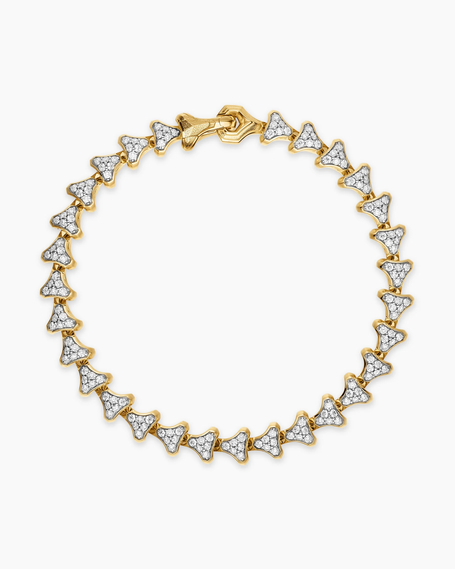 Armory® Link Bracelet in 18K Rose Gold with Cognac Diamonds, 7.5mm 23 Armory® Link Bracelet in 18K Rose Gold with Cognac Diamonds, 7.5mm