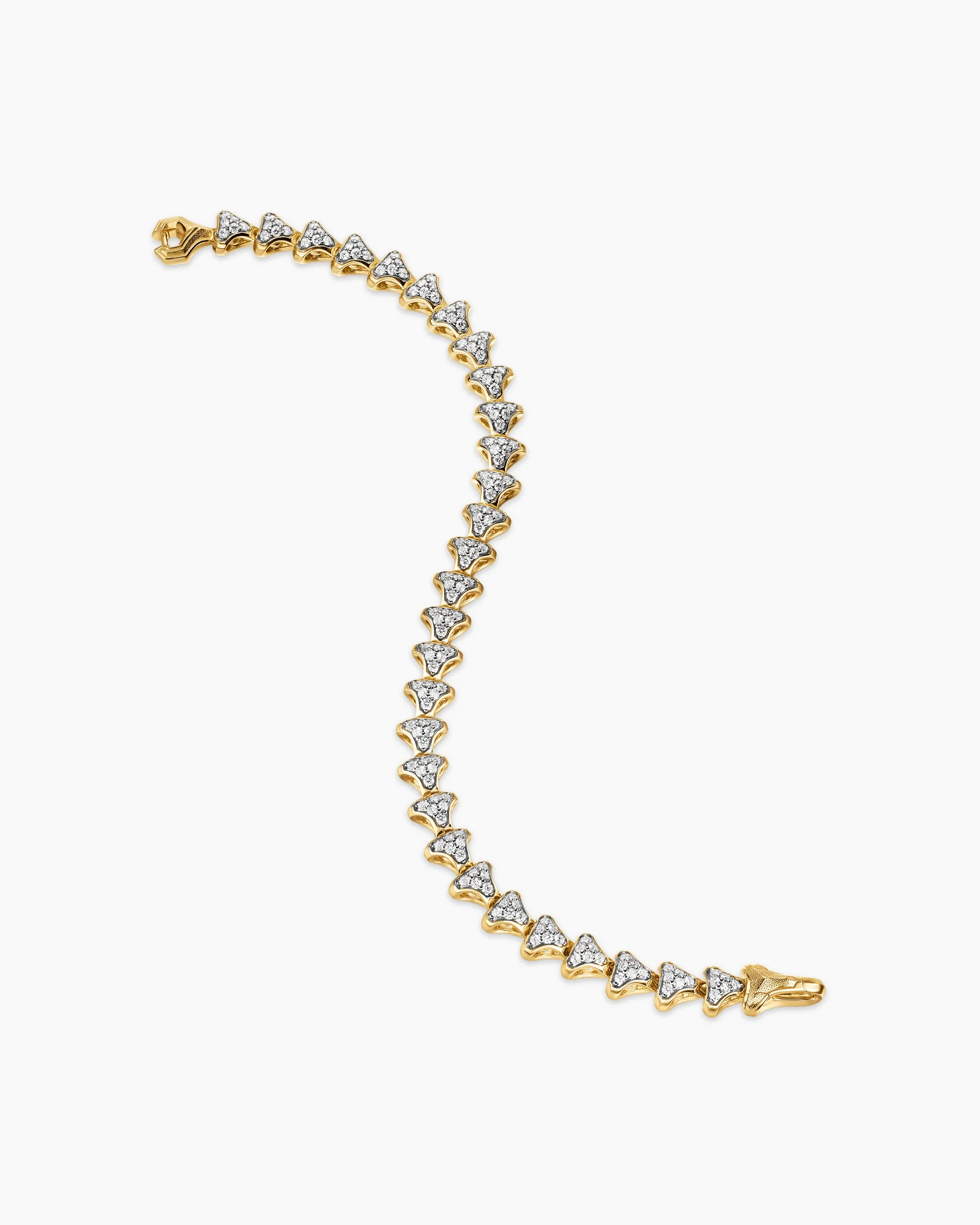 Armory® Link Bracelet in 18K Rose Gold with Cognac Diamonds, 7.5mm 24 Armory® Link Bracelet in 18K Rose Gold with Cognac Diamonds, 7.5mm