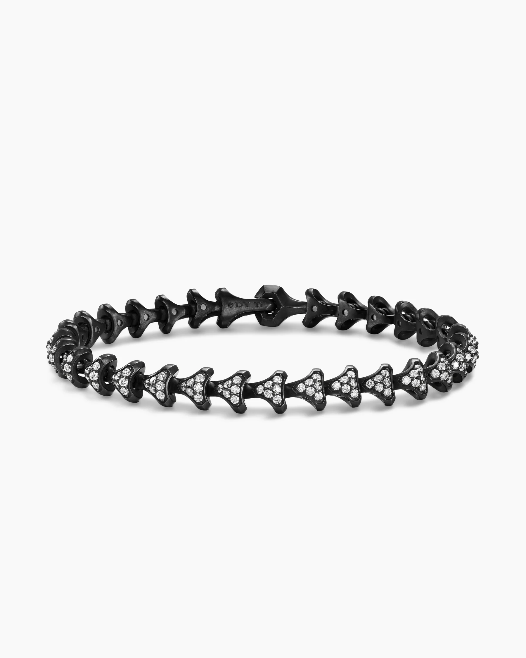 Armory® Link Bracelet in 18K Rose Gold with Cognac Diamonds, 7.5mm 6 Armory® Link Bracelet in 18K Rose Gold with Cognac Diamonds, 7.5mm
