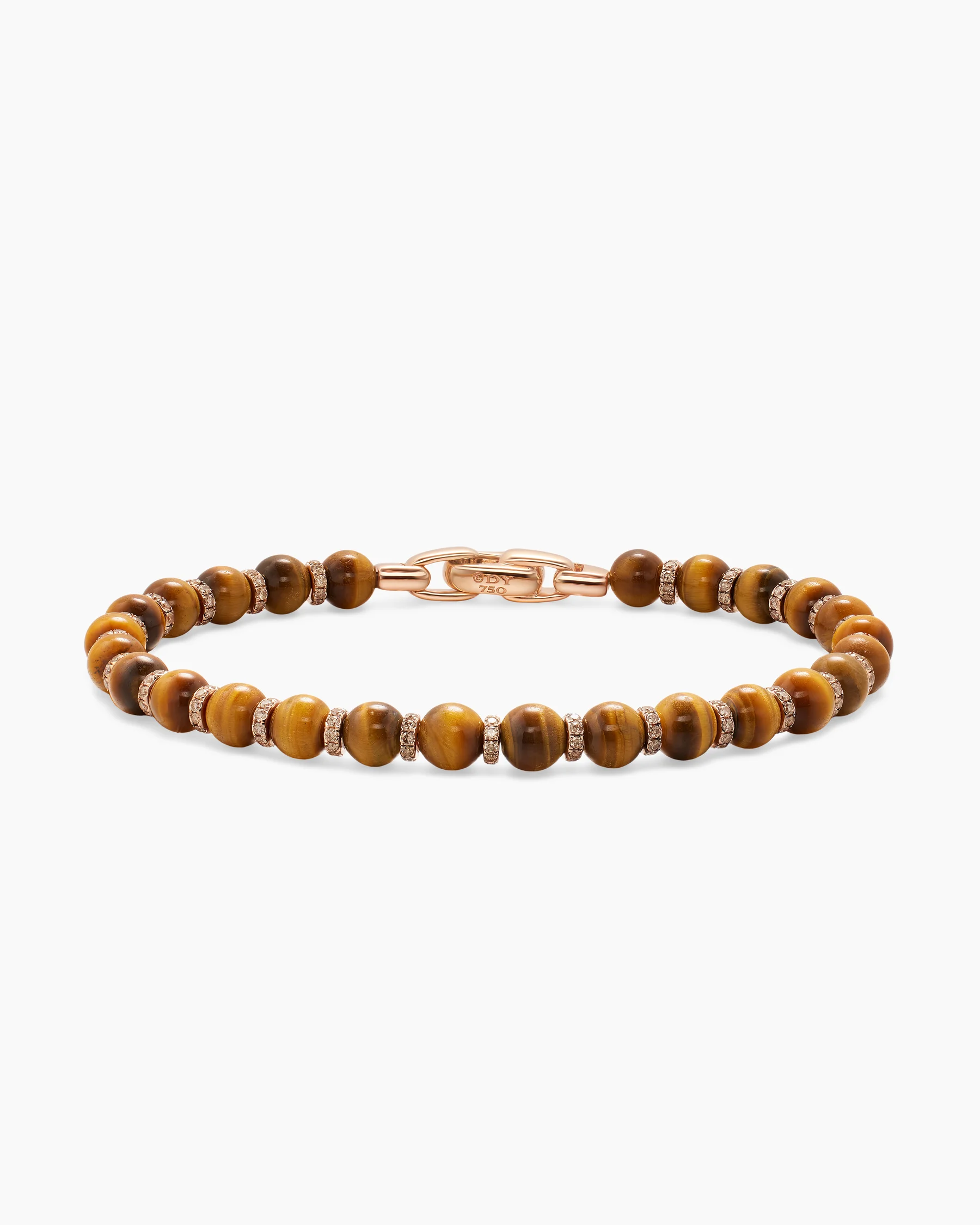 Spiritual Beads Bracelet in 18K Yellow Gold with Bloodstone and Diamonds, 6mm 11 Spiritual Beads Bracelet in 18K Yellow Gold with Bloodstone and Diamonds, 6mm