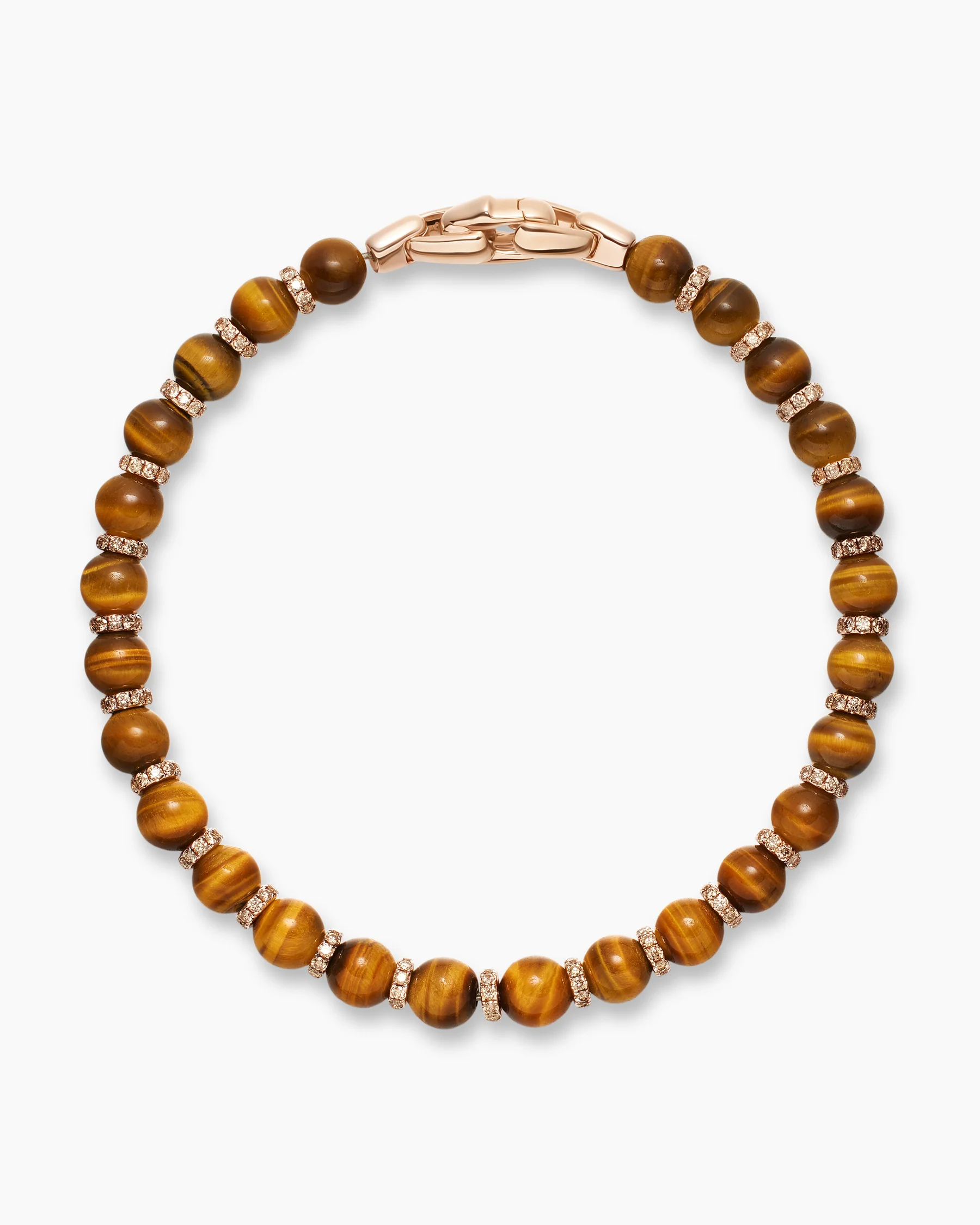 Spiritual Beads Bracelet in 18K Yellow Gold with Bloodstone and Diamonds, 6mm 13 Spiritual Beads Bracelet in 18K Yellow Gold with Bloodstone and Diamonds, 6mm