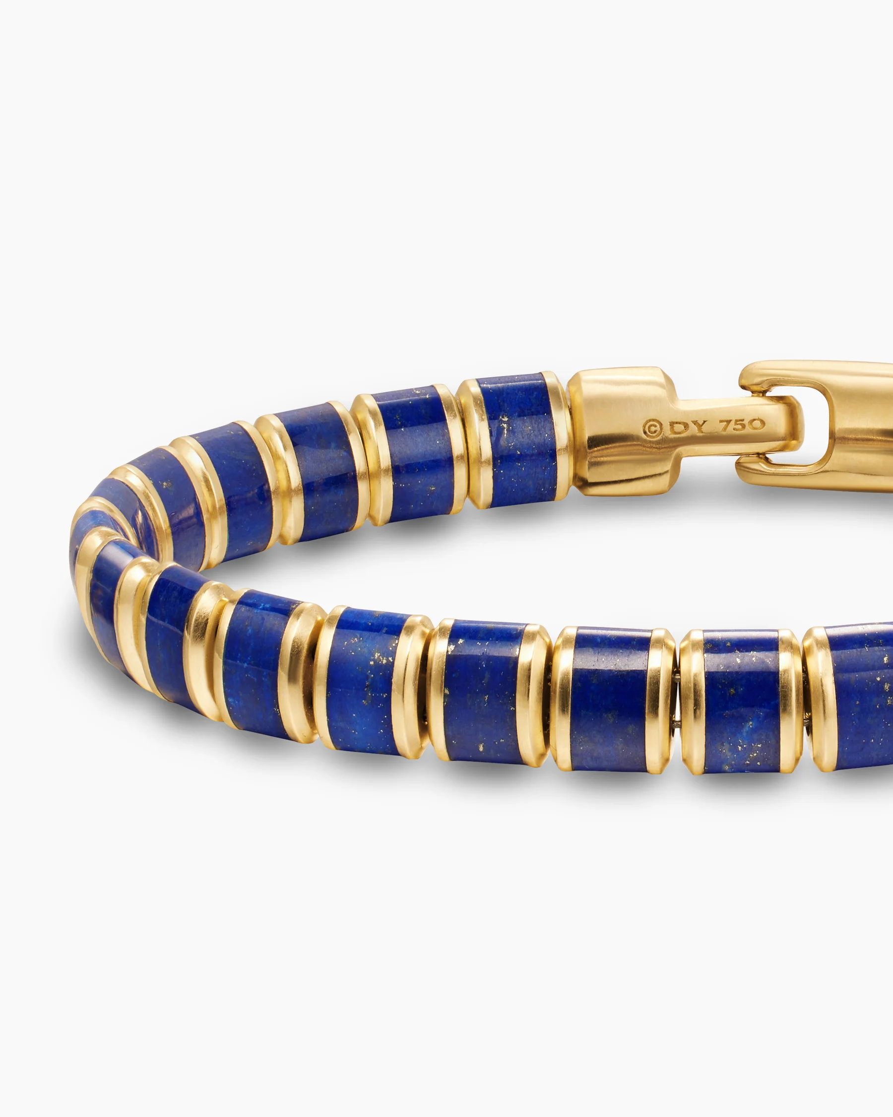 Spiritual Beads Flat Bead Bracelet in 18K Yellow Gold with Black Onyx, 8mm 14 Spiritual Beads Flat Bead Bracelet in 18K Yellow Gold with Black Onyx, 8mm
