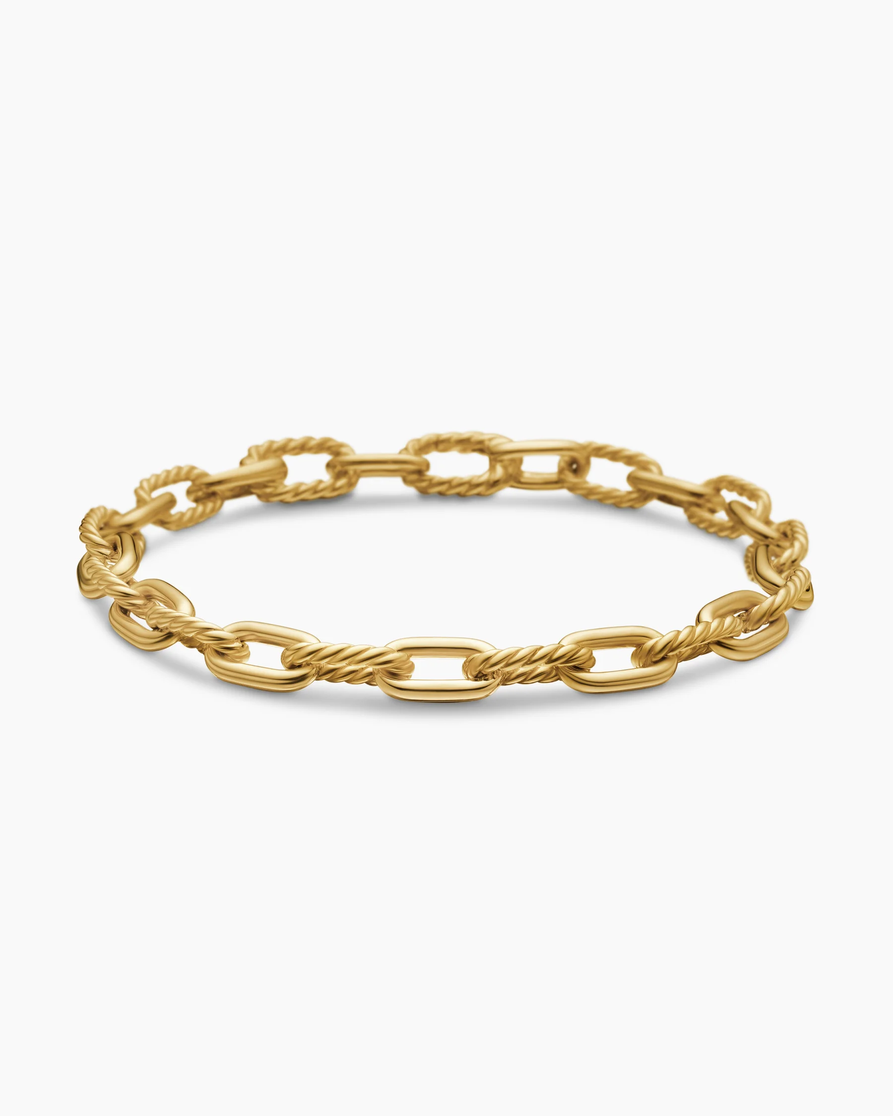 DY Madison® Chain Bracelet in 18K Rose Gold, 6mm