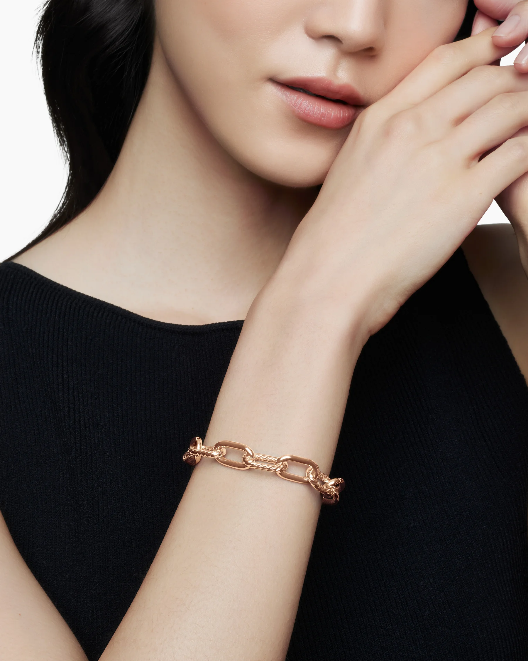 DY Madison® Chain Bracelet in 18K Yellow Gold, 11mm 8 DY Madison® Chain Bracelet in 18K Yellow Gold, 11mm