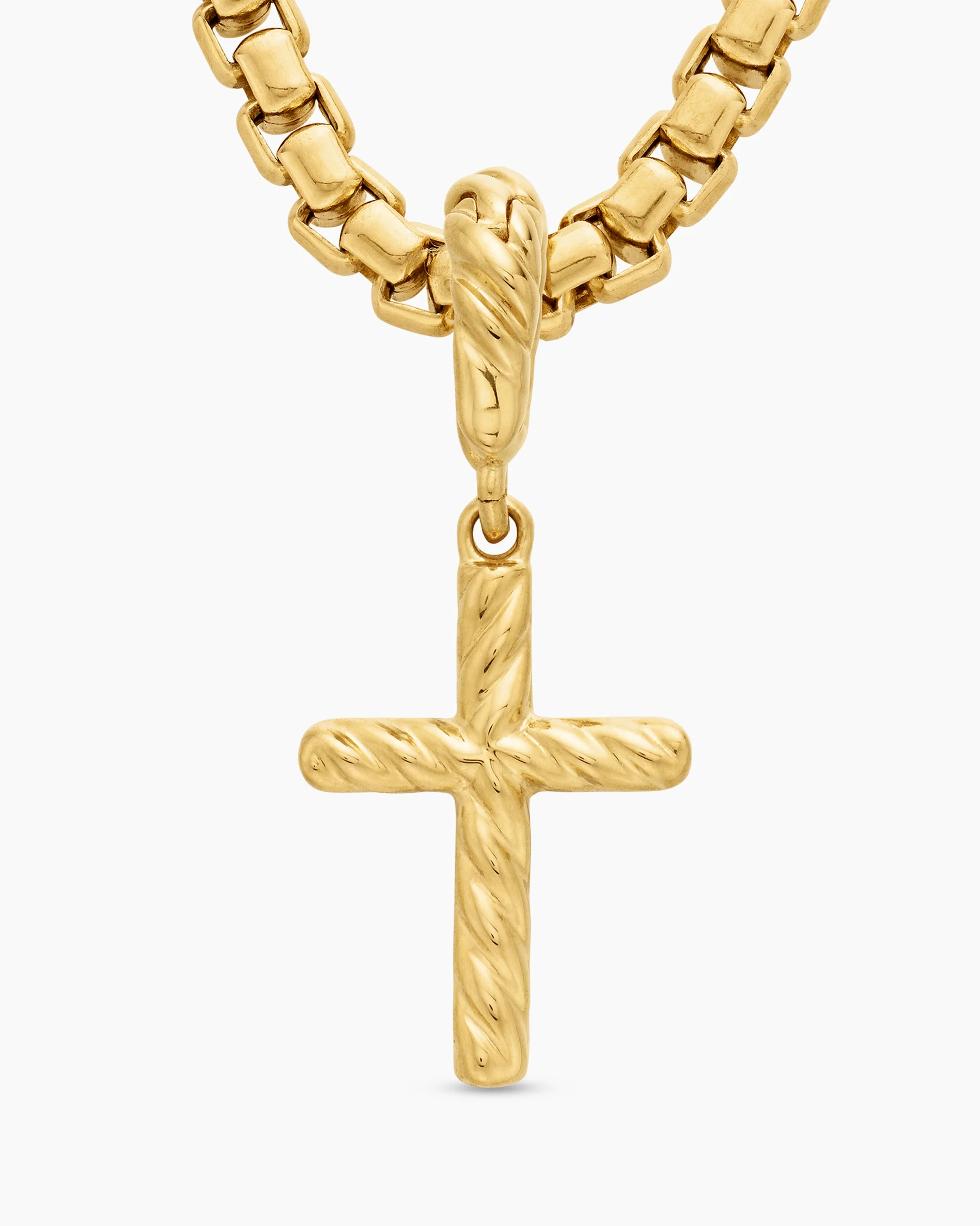 Cable Collectibles® Cross Amulet in 18K Yellow Gold with Diamonds, 11.4mm 6 Cable Collectibles® Cross Amulet in 18K Yellow Gold with Diamonds, 11.4mm