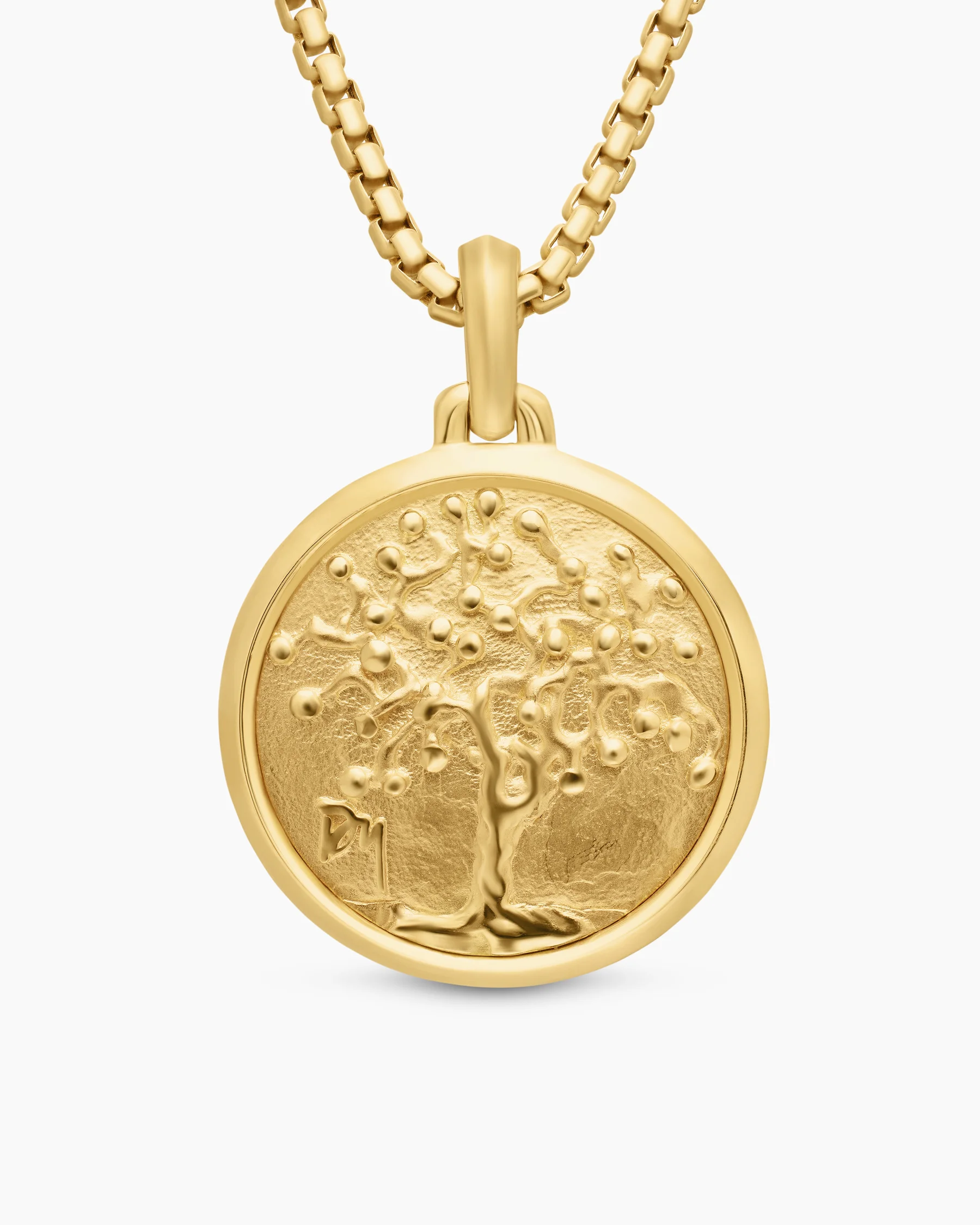 Petrvs® Tree of Life Amulet in 18K Yellow Gold, 29mm