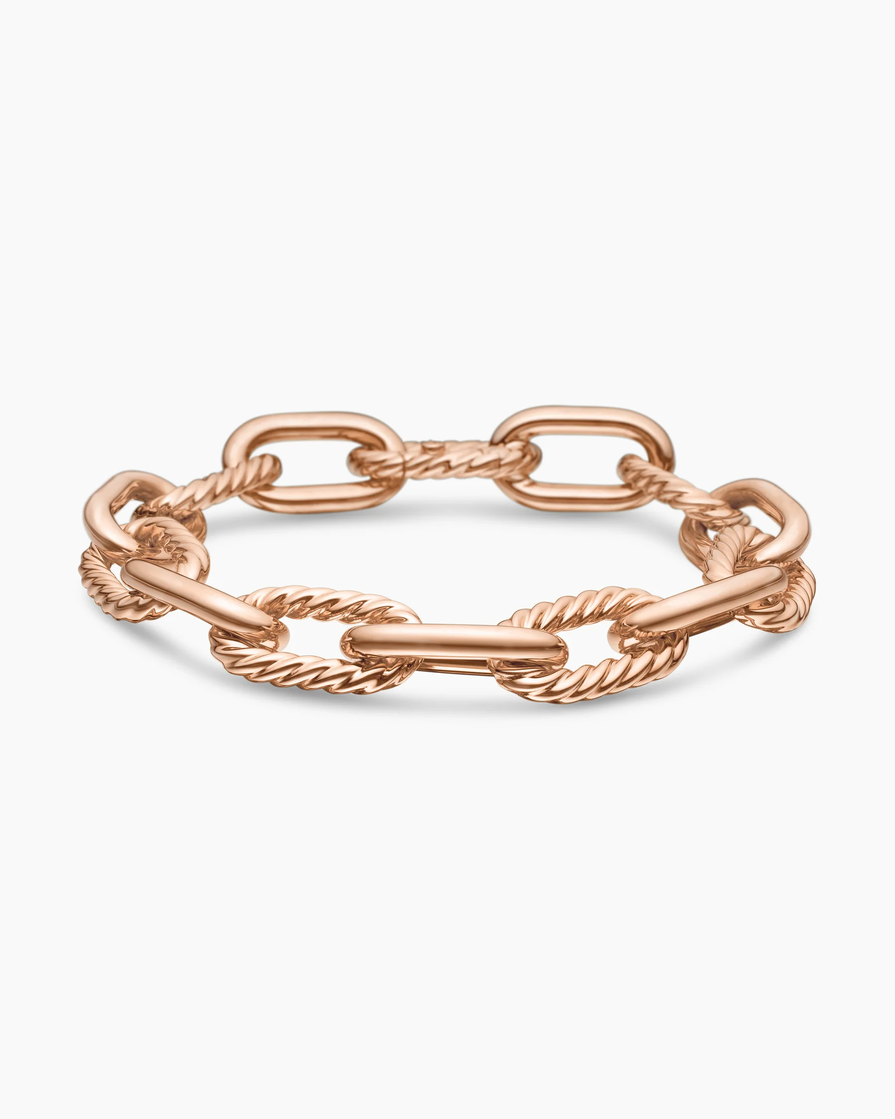 DY Madison® Chain Bracelet in 18K Rose Gold, 11mm 72 DY Madison® Chain Bracelet in 18K Rose Gold, 11mm