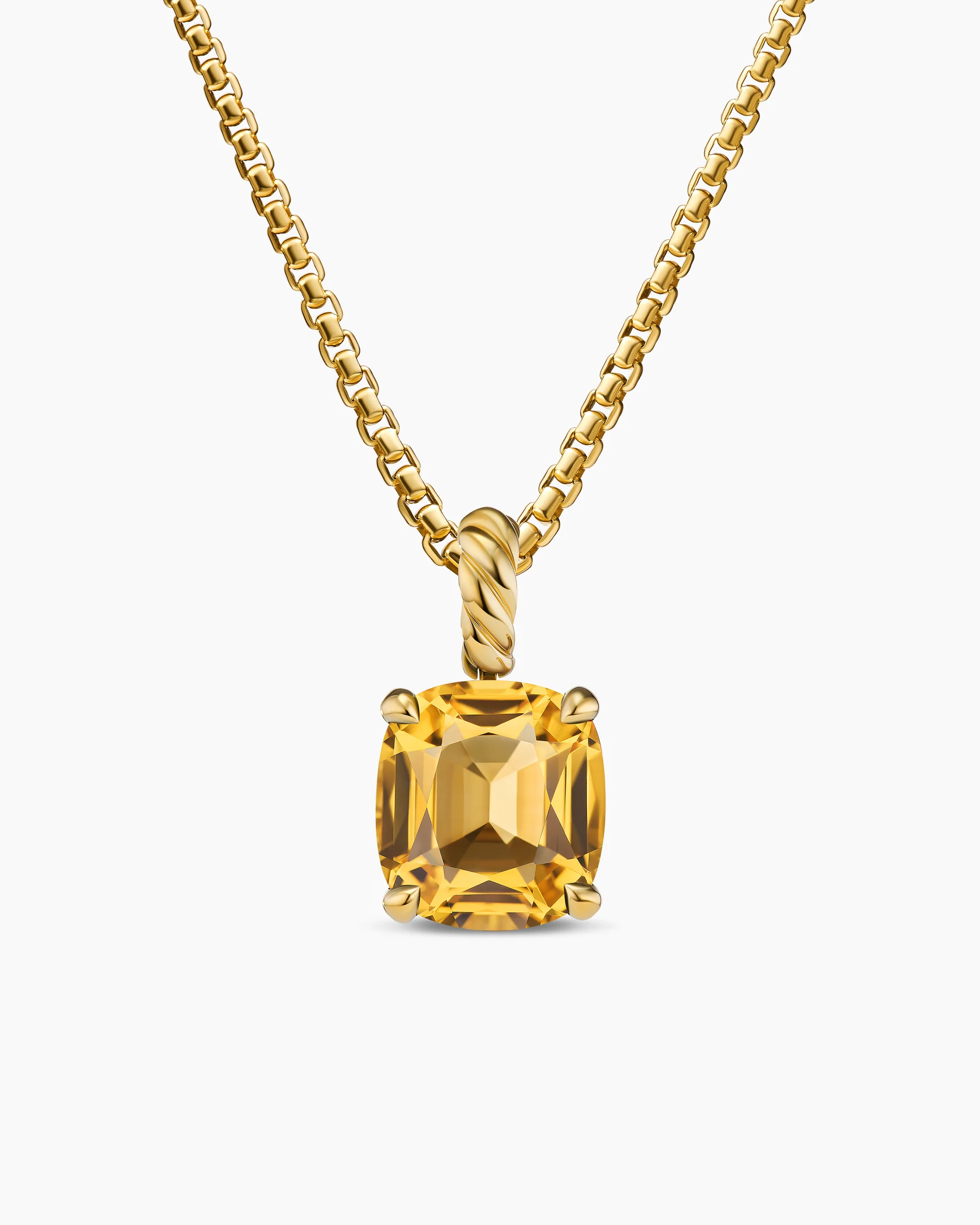 Marbella Pendant in 18K Yellow Gold with Amethyst, 12mm 12 Marbella Pendant in 18K Yellow Gold with Amethyst, 12mm
