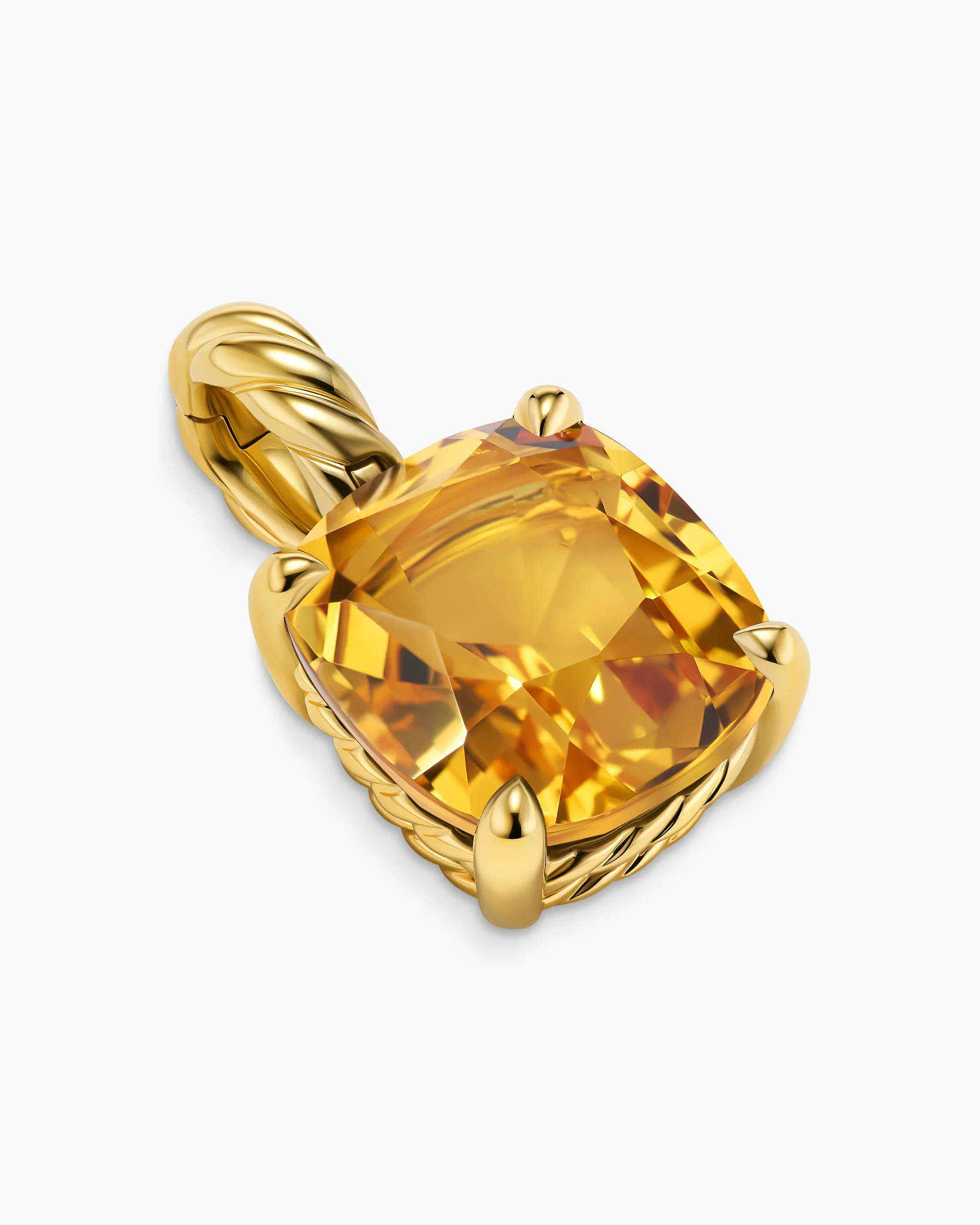 Marbella Pendant in 18K Yellow Gold with Amethyst, 12mm 14 Marbella Pendant in 18K Yellow Gold with Amethyst, 12mm