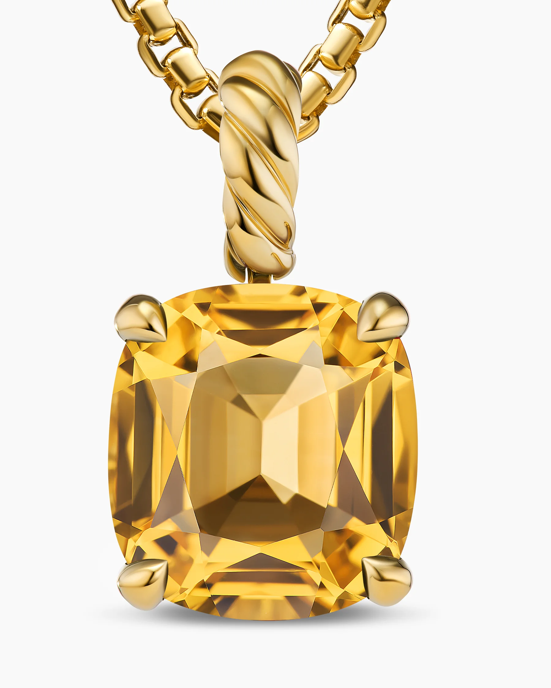 Marbella Pendant in 18K Yellow Gold with Amethyst, 12mm 16 Marbella Pendant in 18K Yellow Gold with Amethyst, 12mm