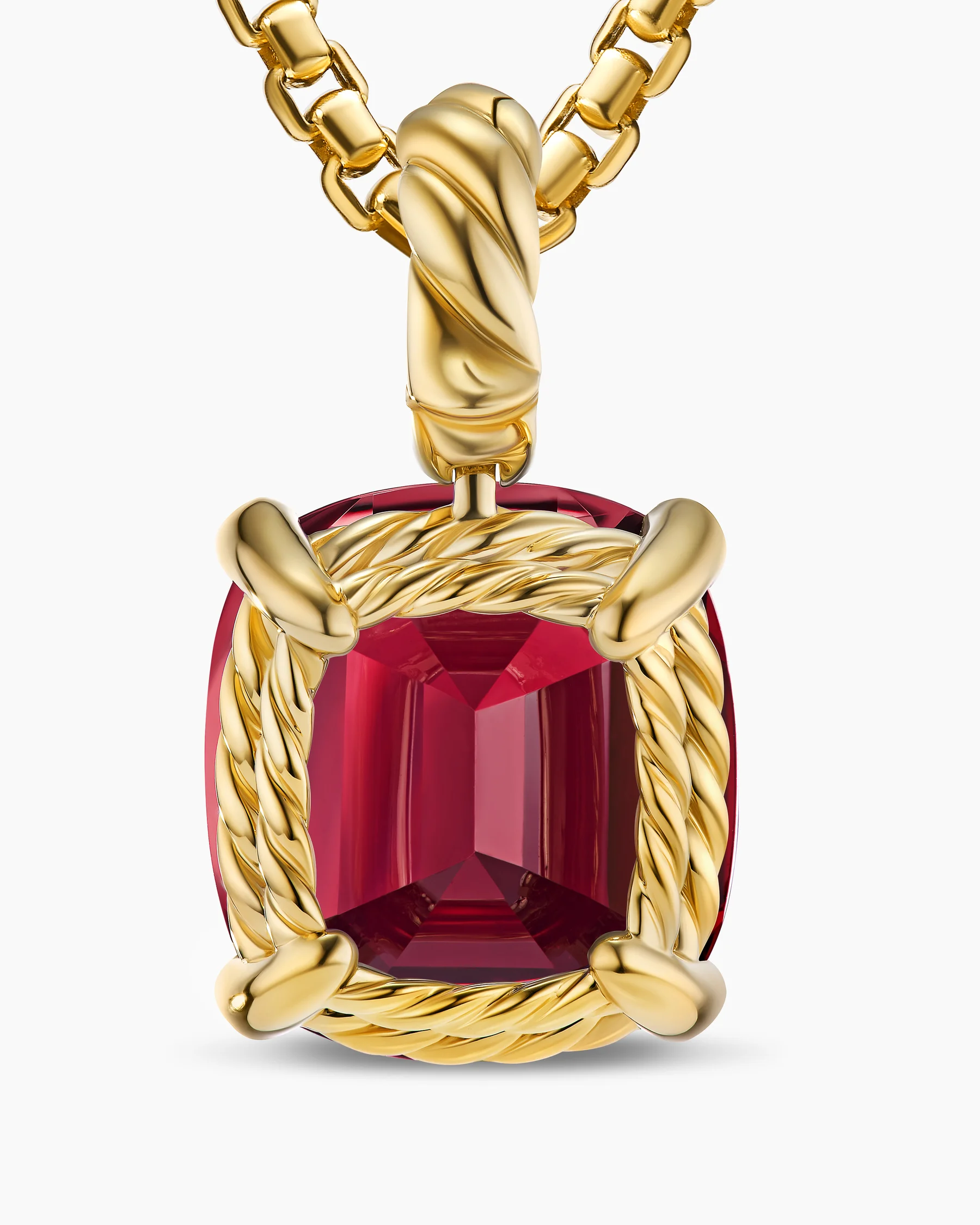 Marbella Pendant in 18K Yellow Gold with Amethyst, 12mm 34 Marbella Pendant in 18K Yellow Gold with Amethyst, 12mm