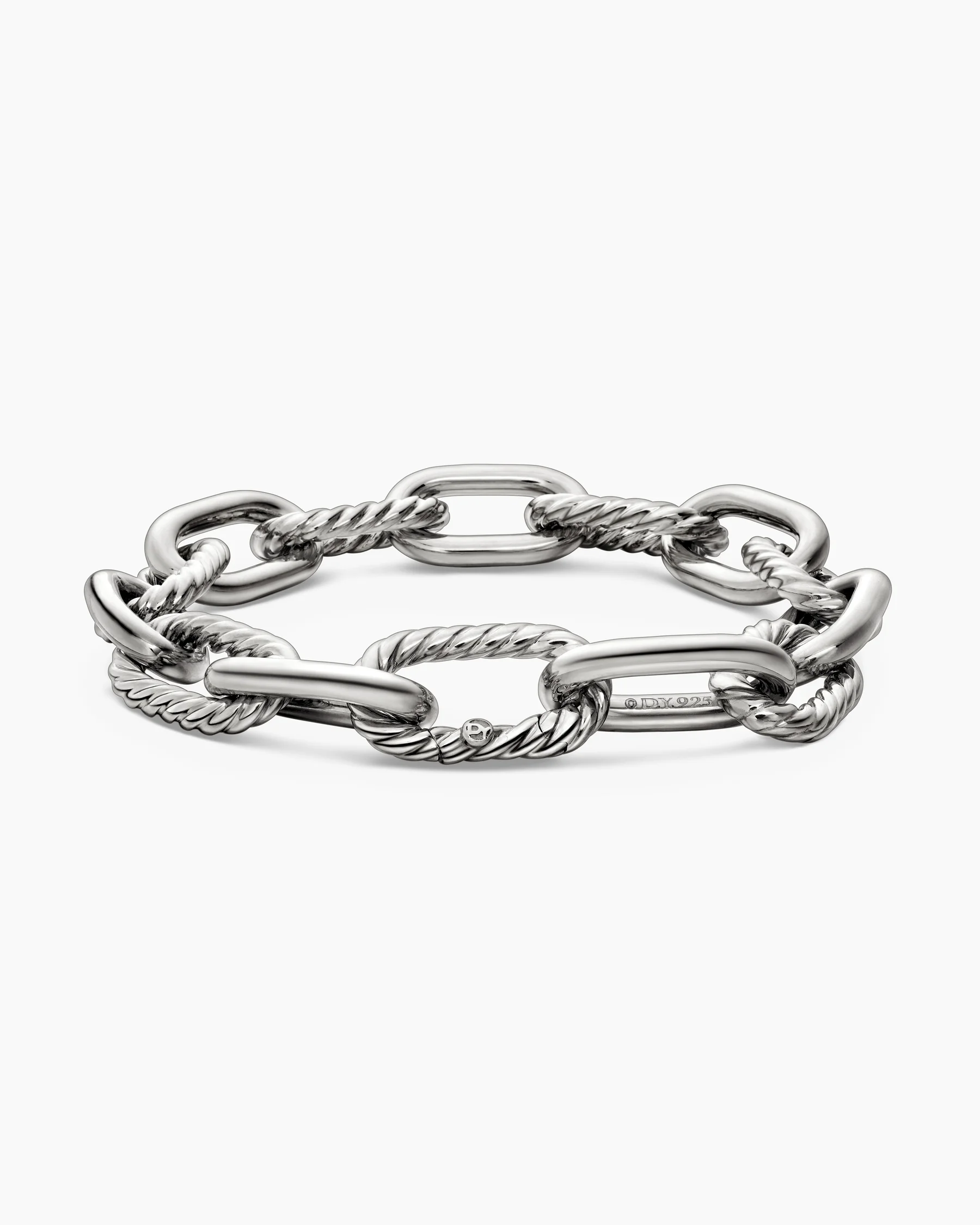 DY Madison® Chain Bracelet in Sterling Silver with 18K Yellow Gold, 11mm 14 DY Madison® Chain Bracelet in Sterling Silver with 18K Yellow Gold, 11mm