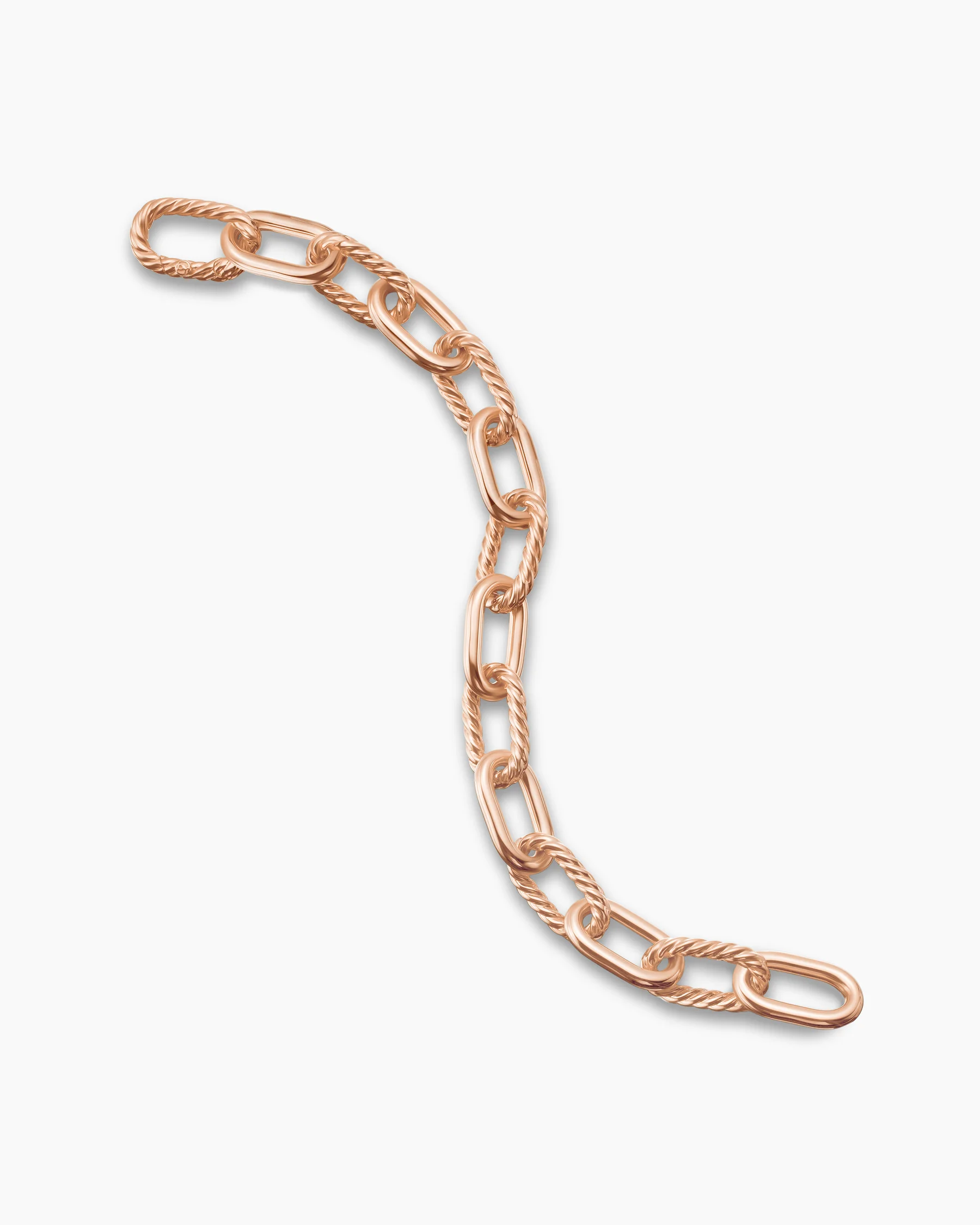 DY Madison® Chain Bracelet in Sterling Silver with 18K Yellow Gold, 11mm 4 DY Madison® Chain Bracelet in Sterling Silver with 18K Yellow Gold, 11mm