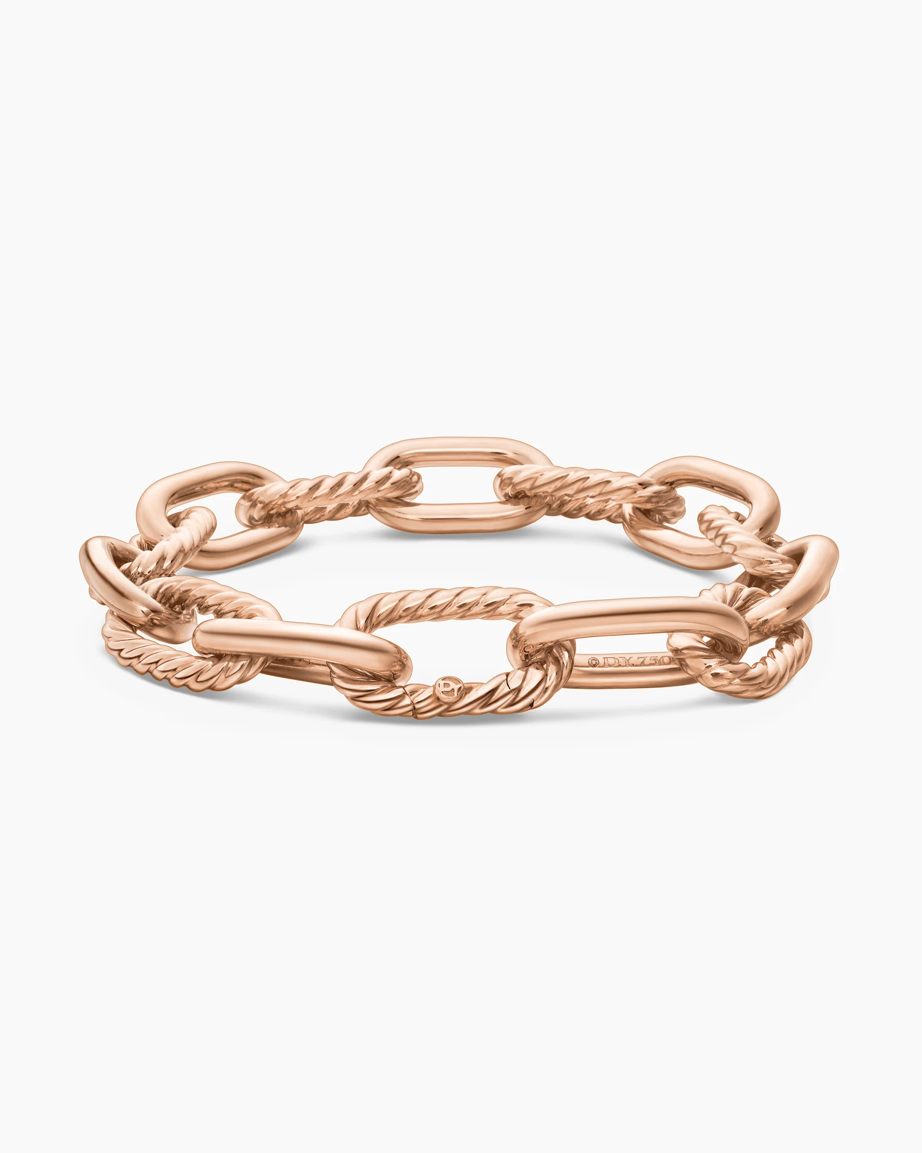 DY Madison® Chain Bracelet in Sterling Silver with 18K Yellow Gold, 11mm 5 DY Madison® Chain Bracelet in Sterling Silver with 18K Yellow Gold, 11mm