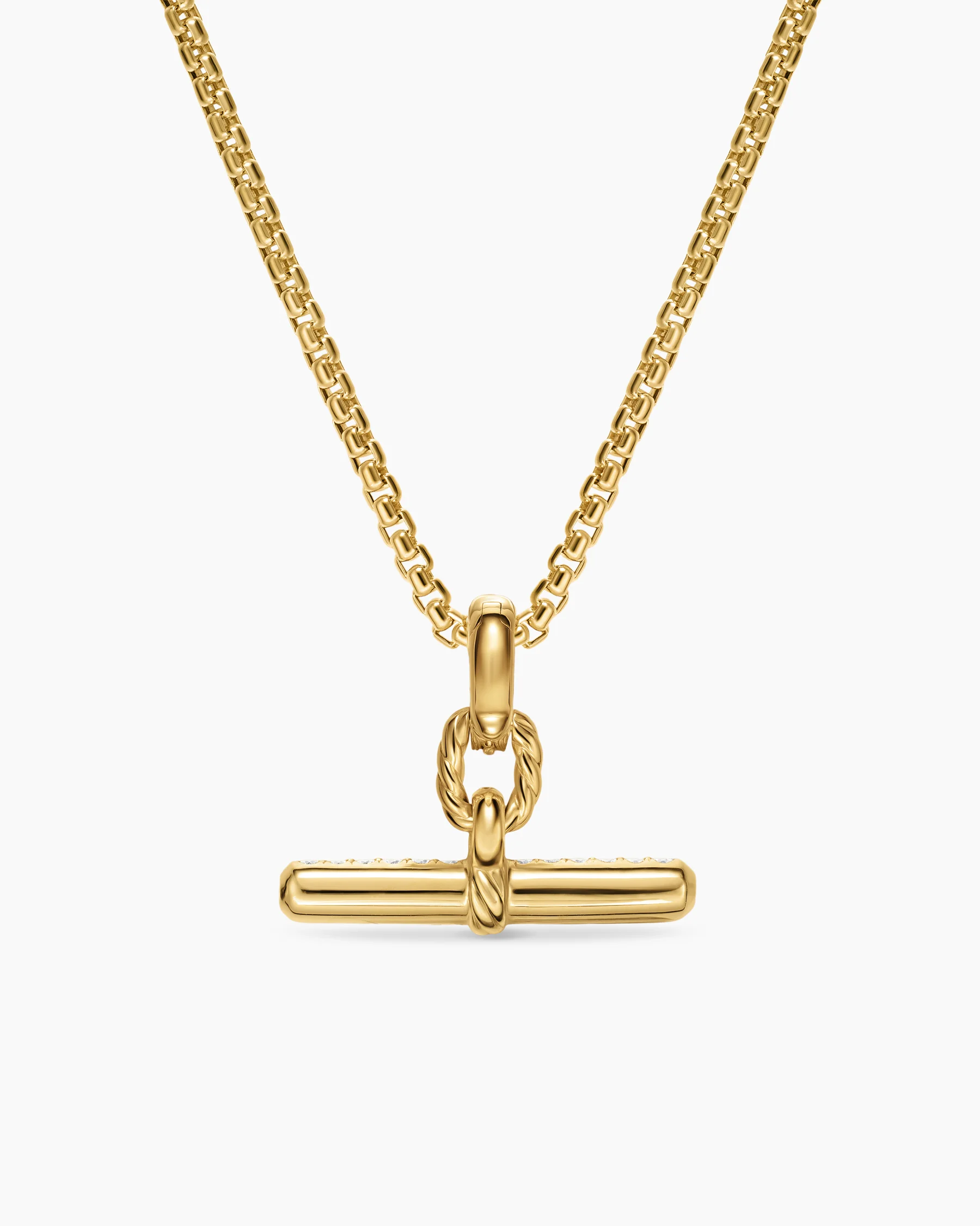 DY Madison® Toggle Pendant in Sterling Silver with Diamonds, 20.2mm 9 DY Madison® Toggle Pendant in Sterling Silver with Diamonds, 20.2mm