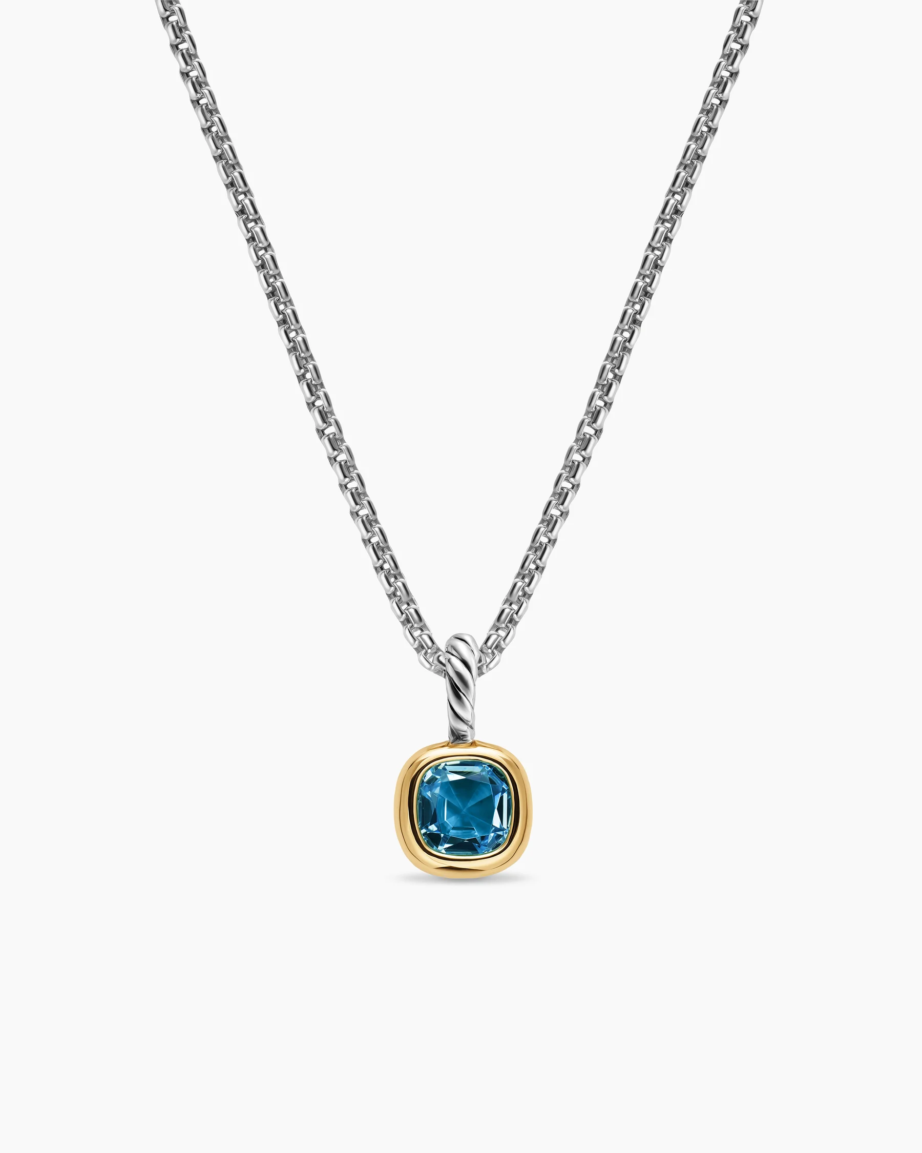 Mini Cushion Cut Amulet in 18K Yellow Gold with Citrine, 5.5mm 36 Mini Cushion Cut Amulet in 18K Yellow Gold with Citrine, 5.5mm