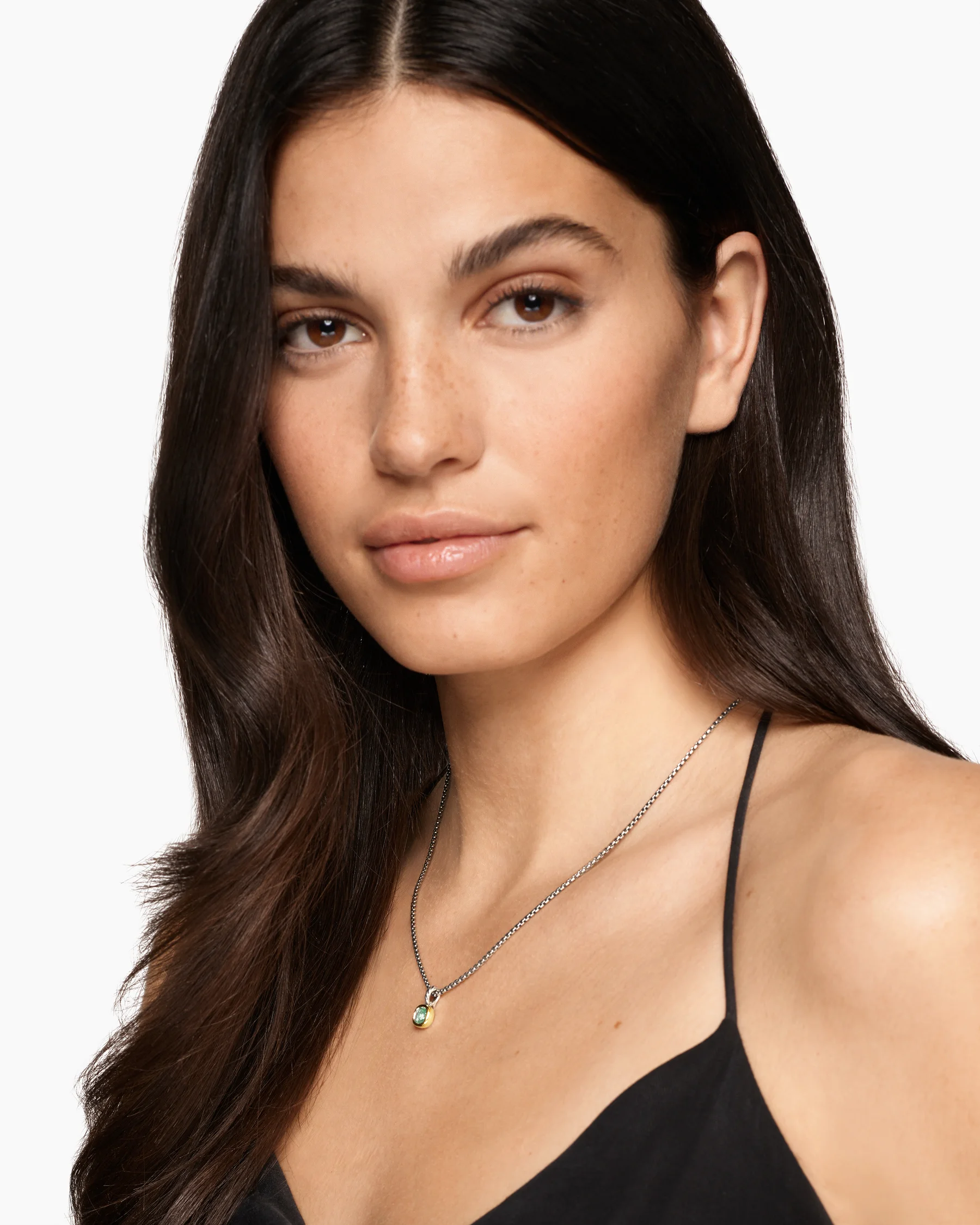 Mini Cushion Cut Amulet in 18K Yellow Gold with Citrine, 5.5mm 42 Mini Cushion Cut Amulet in 18K Yellow Gold with Citrine, 5.5mm