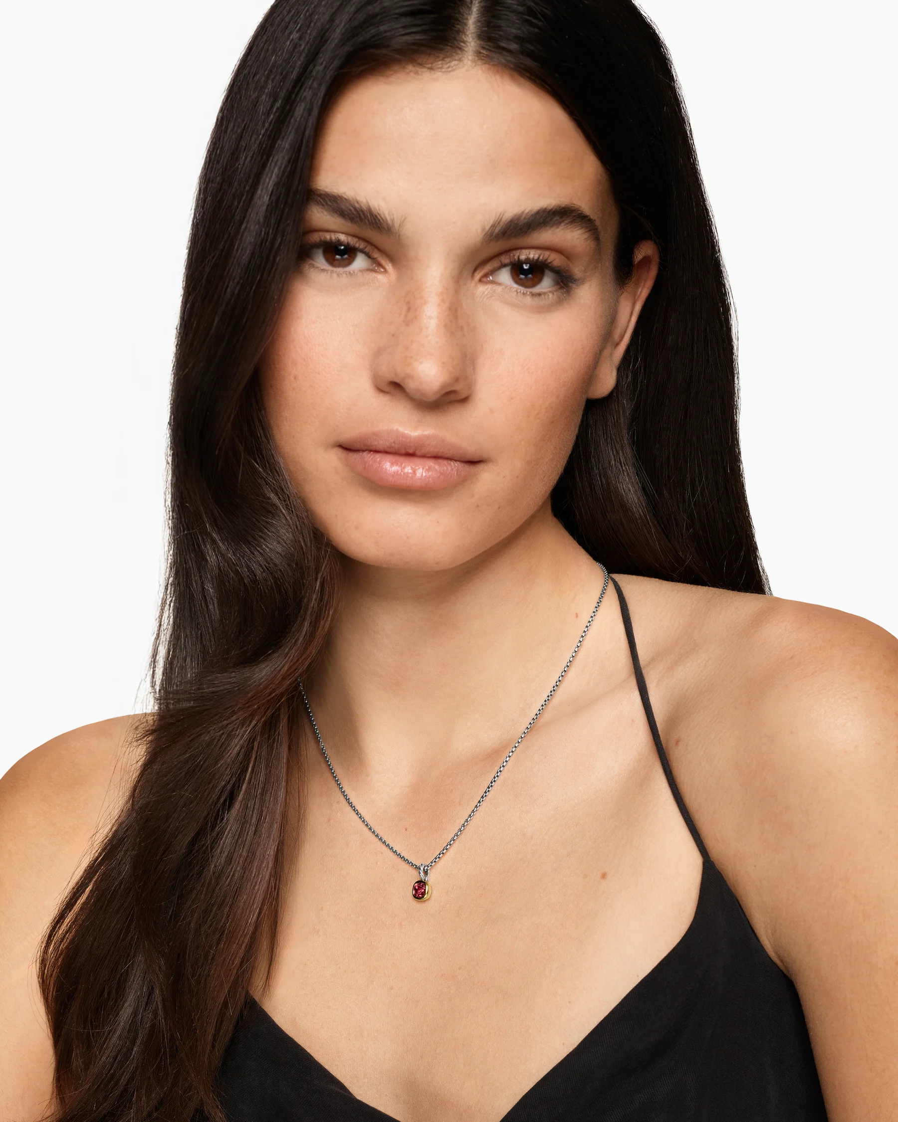 Mini Cushion Cut Amulet in 18K Yellow Gold with Citrine, 5.5mm 47 Mini Cushion Cut Amulet in 18K Yellow Gold with Citrine, 5.5mm