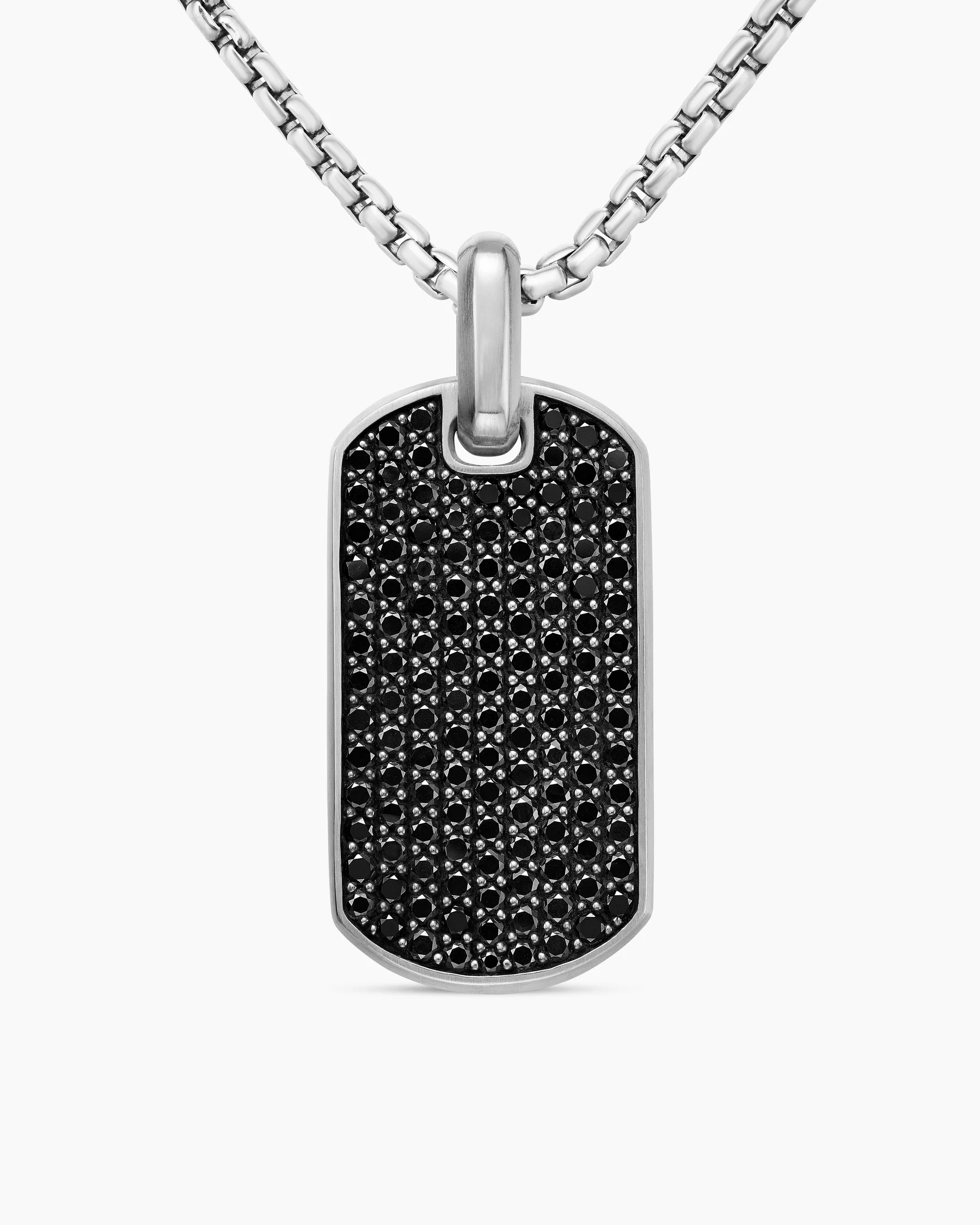 Chevron Tag in 18K Yellow Gold with Diamonds, 35mm 33 Chevron Tag in 18K Yellow Gold with Diamonds, 35mm