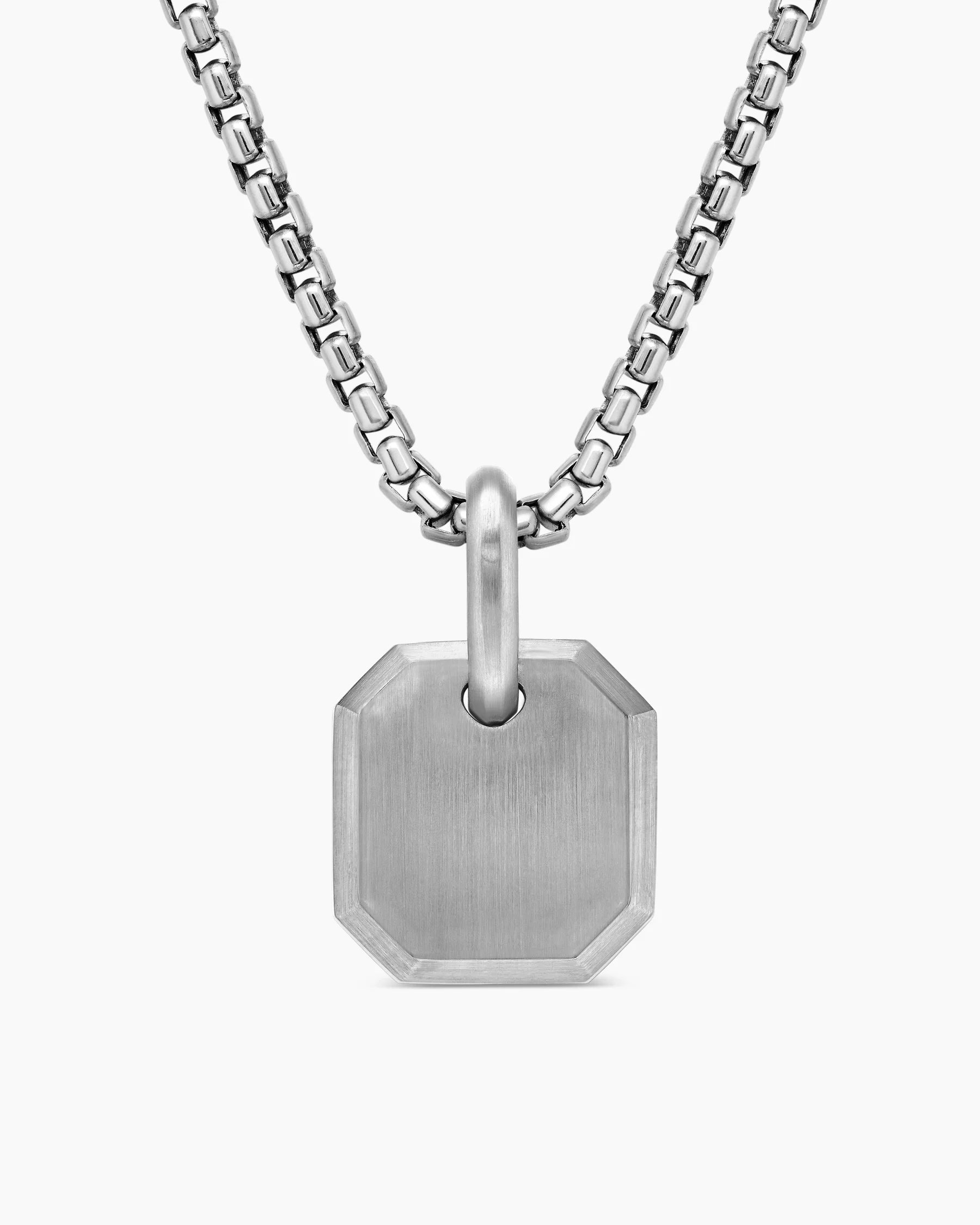 Octagonal Amulet in 18K Yellow Gold with Black Diamonds, 15mm 1 Octagonal Amulet in 18K Yellow Gold with Black Diamonds, 15mm