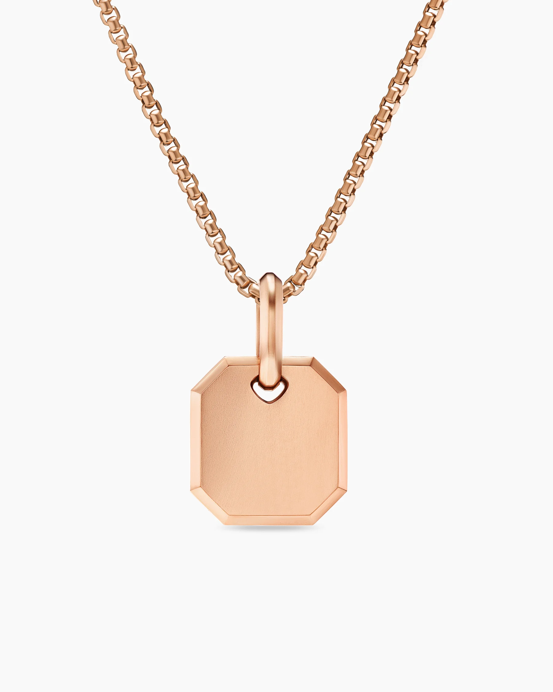 Octagonal Amulet in 18K Yellow Gold with Black Diamonds, 15mm 18 Octagonal Amulet in 18K Yellow Gold with Black Diamonds, 15mm