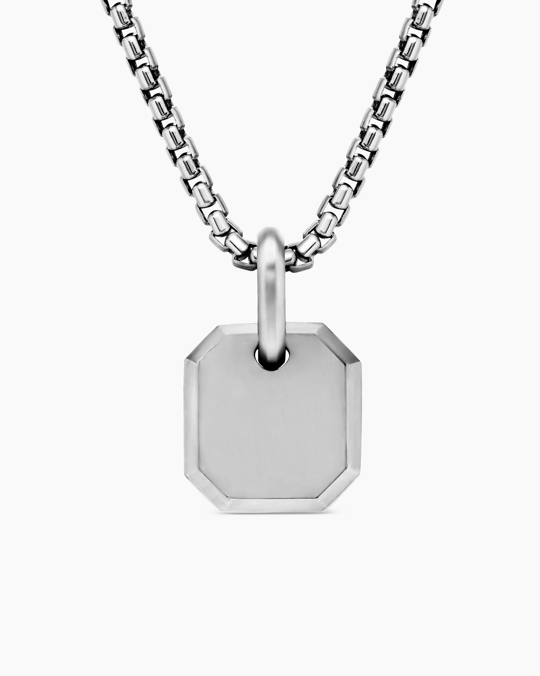 Octagonal Amulet in 18K Yellow Gold with Black Diamonds, 15mm 24 Octagonal Amulet in 18K Yellow Gold with Black Diamonds, 15mm