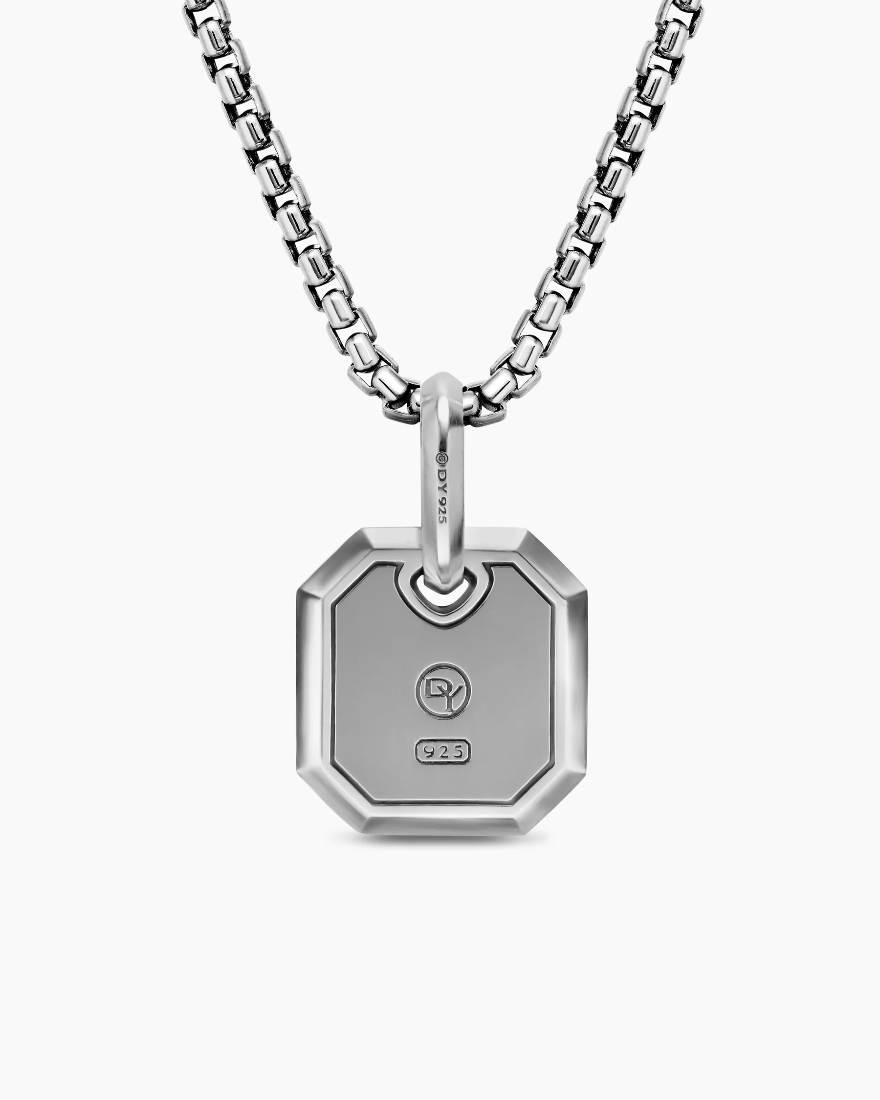 Octagonal Amulet in 18K Yellow Gold with Black Diamonds, 15mm 27 Octagonal Amulet in 18K Yellow Gold with Black Diamonds, 15mm