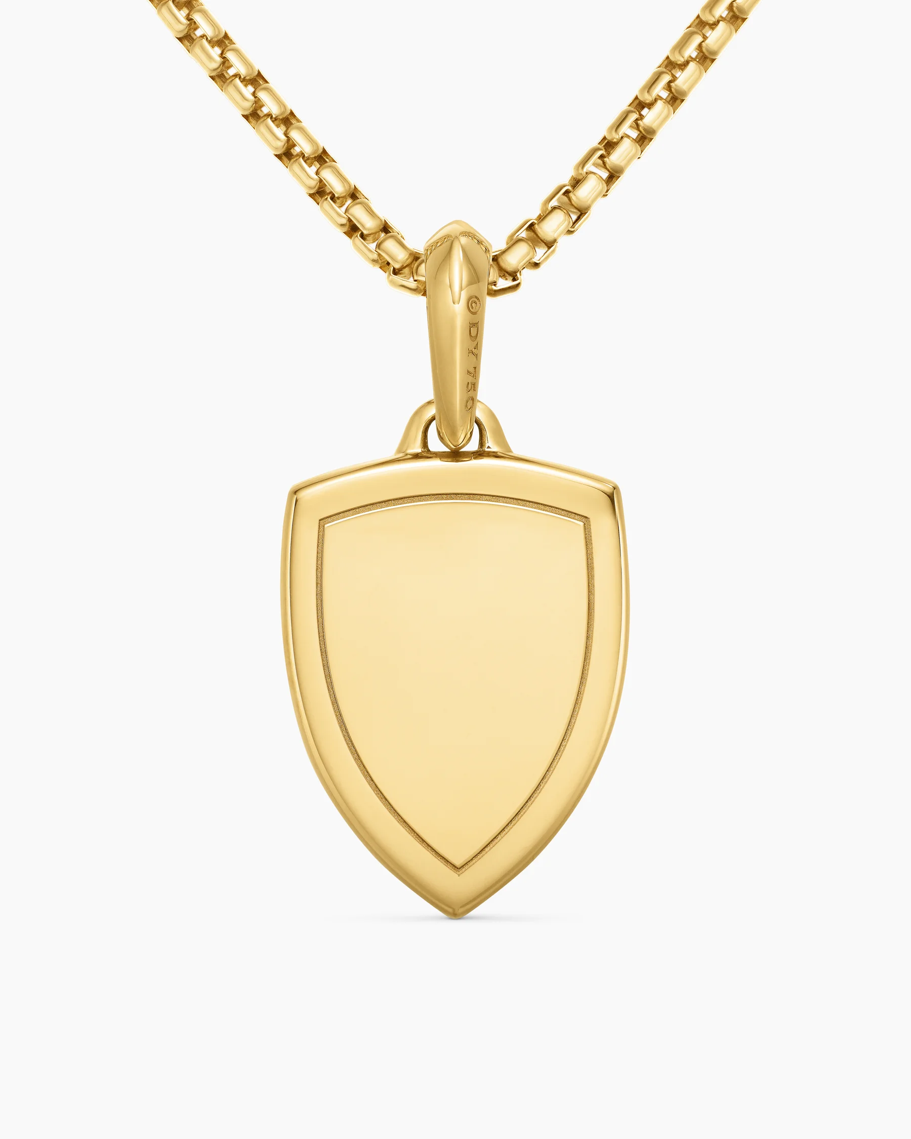 St. Michael Amulet in Sterling Silver with 14K Yellow Gold, 26mm 4 St. Michael Amulet in Sterling Silver with 14K Yellow Gold, 26mm