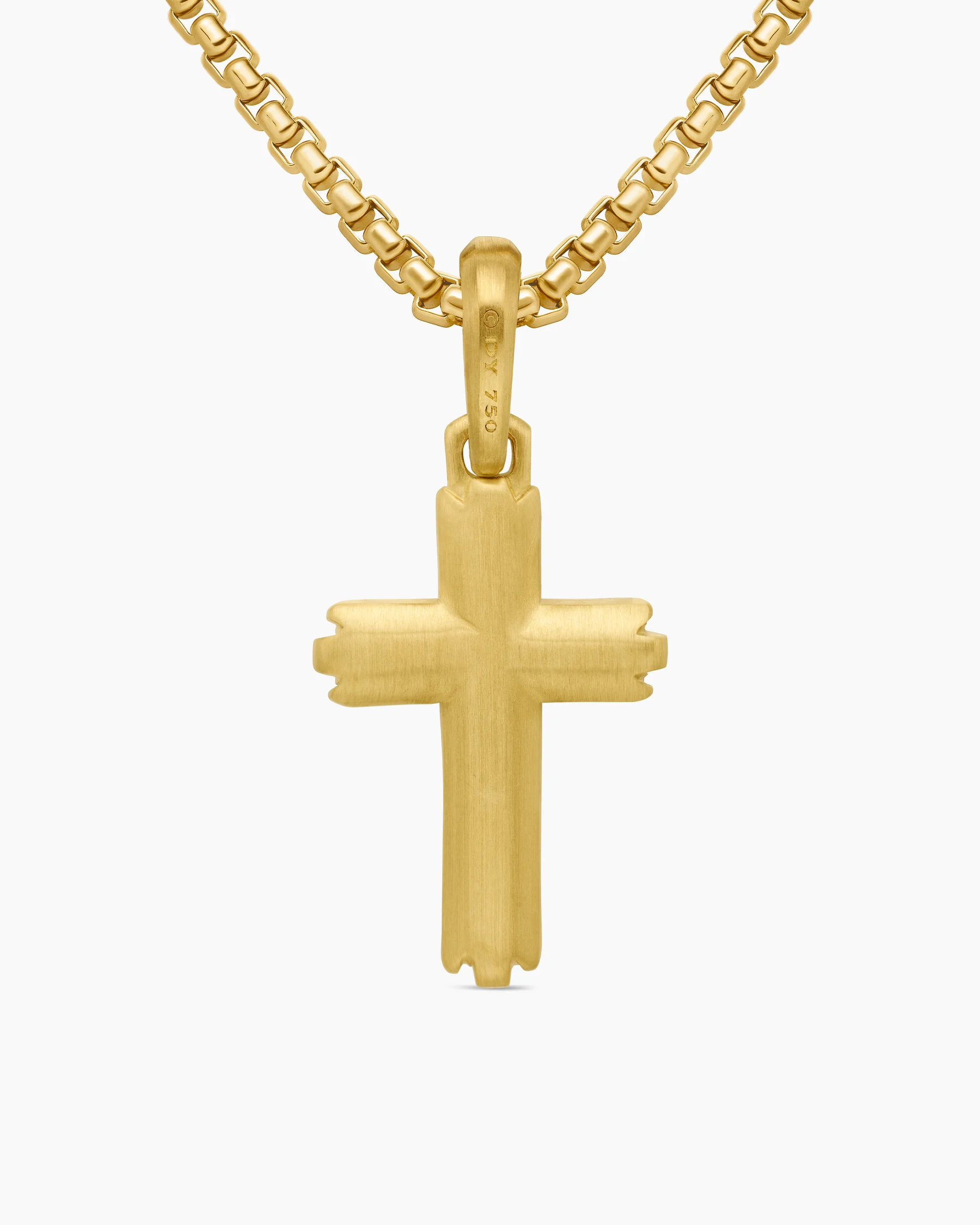 Deco Cross Pendant in Sterling Silver, 27mm 11 Deco Cross Pendant in Sterling Silver, 27mm