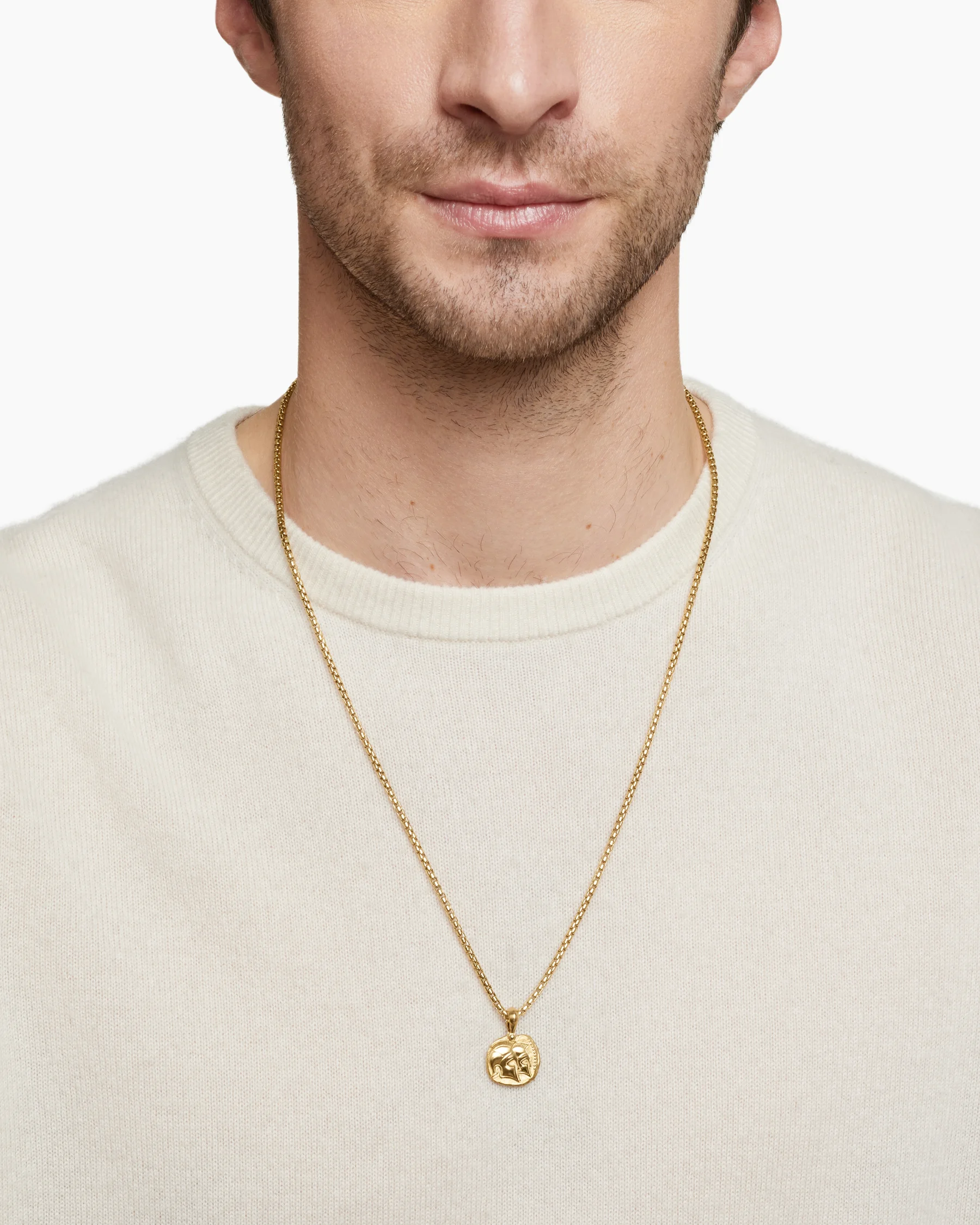 Gemini Amulet in 18K Yellow Gold, 17mm 7 Gemini Amulet in 18K Yellow Gold, 17mm