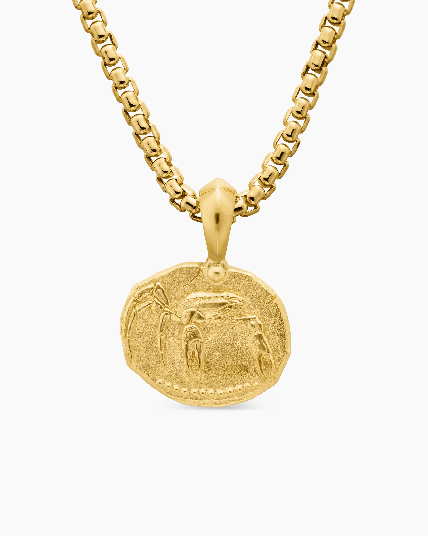 Cancer Amulet in 18K Yellow Gold, 17mm 14 Cancer Amulet in 18K Yellow Gold, 17mm